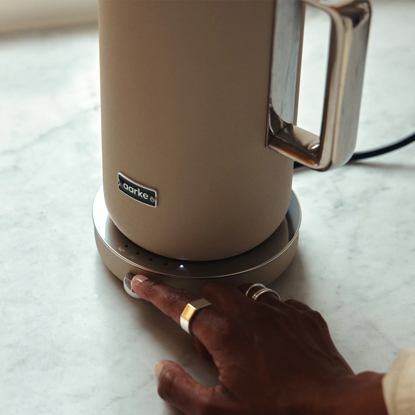 Aarke Temperature Control Kettle / Matt Sand - Image 6