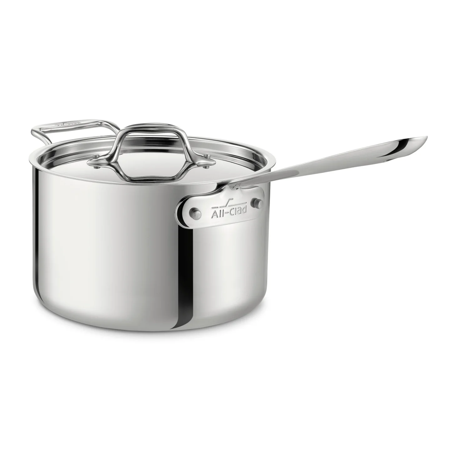 All-Clad D3 / TriPly Deep Saucepan with Lid - Image 5