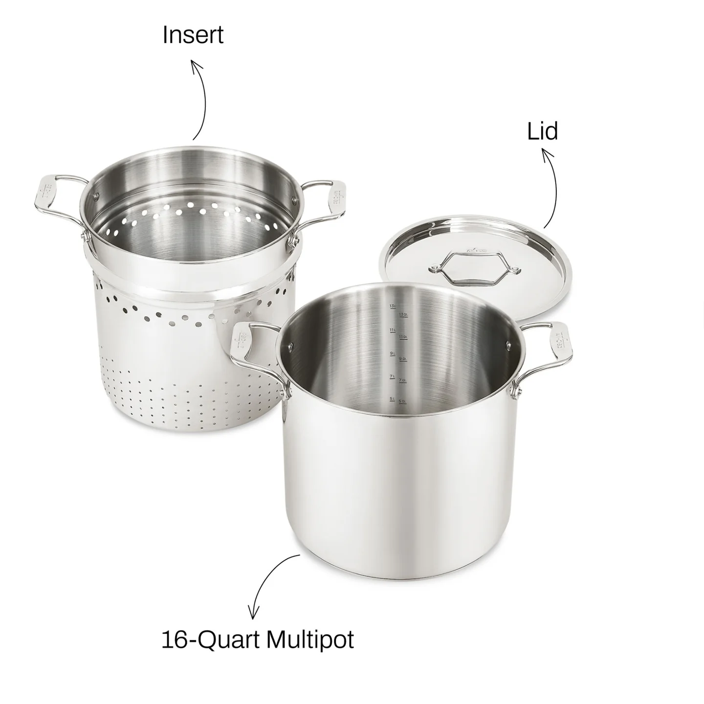 All-Clad Simply Strain Multi Pot with Pasta Insert - Image 5