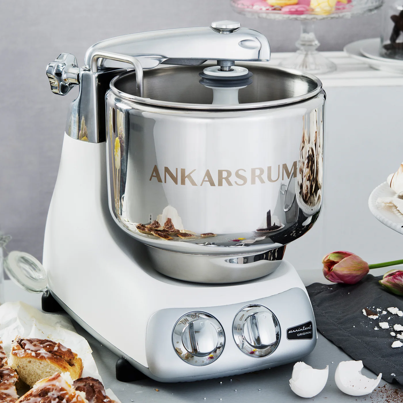 Ankarsrum Assistent Original Food Mixer / Mineral White - Image 5
