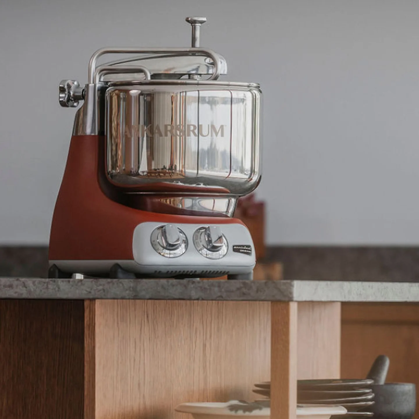 Ankarsrum Assistent Original Food Mixer / Rustic Maroon - Image 2