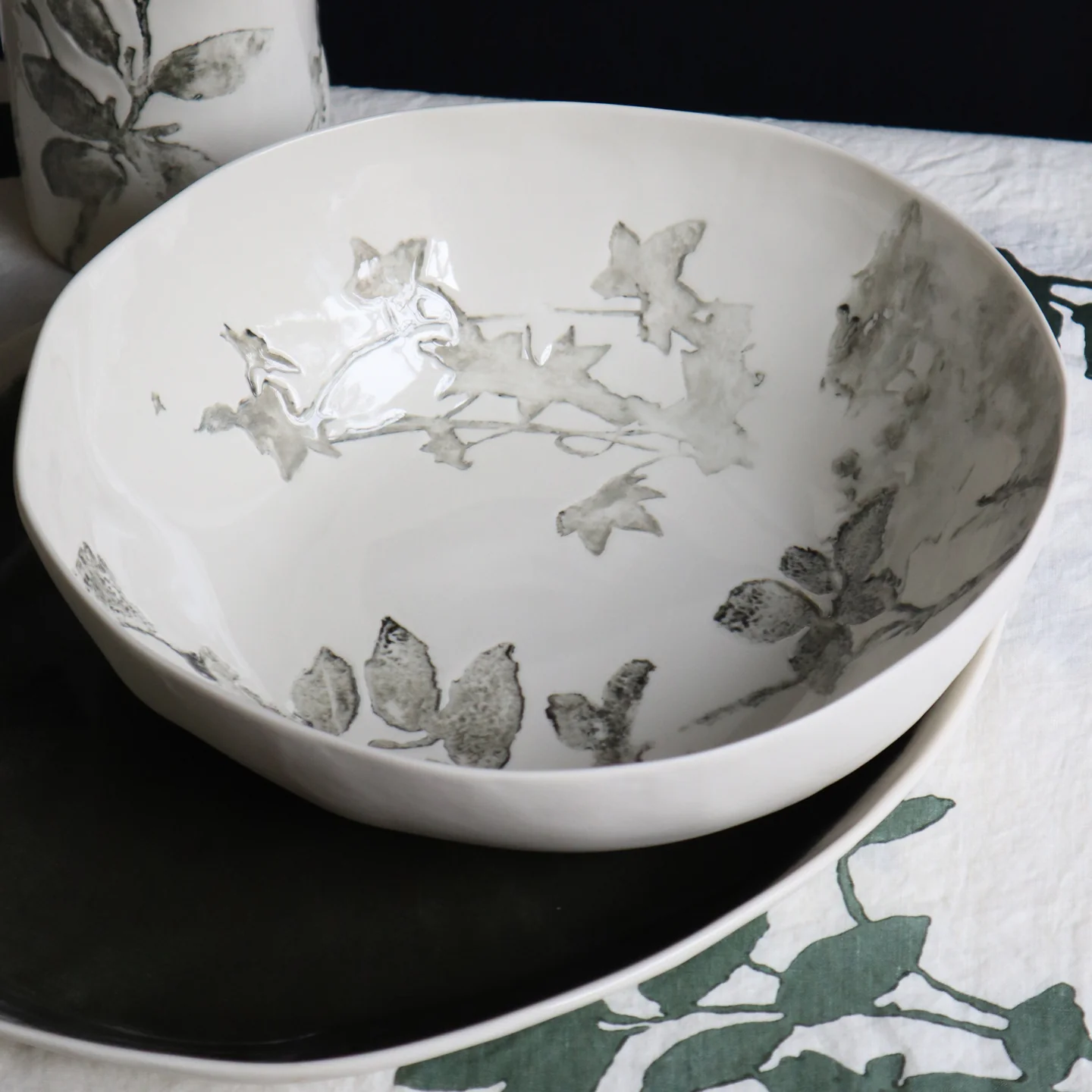 Bertozzi Bowl / Porcelain / 30cm / Giardino - Image 2