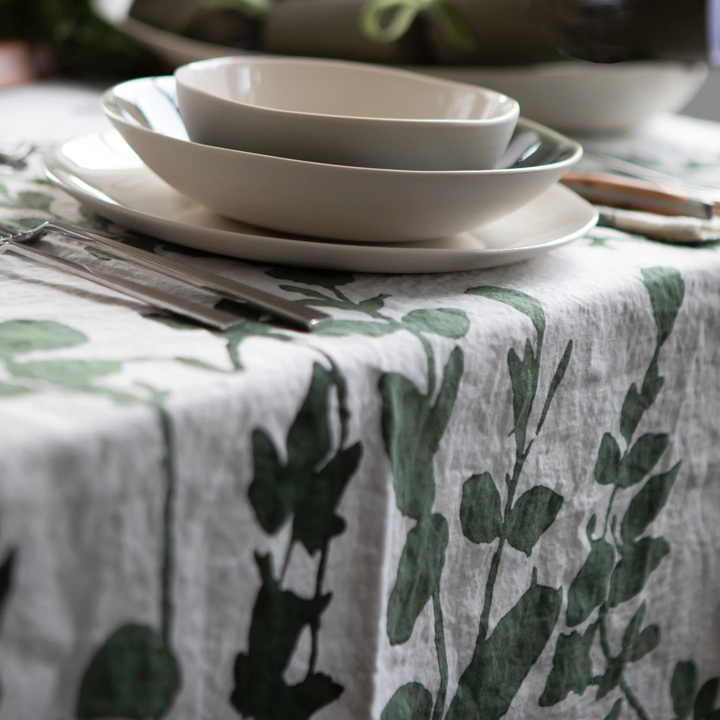 Bertozzi Linen Tablecloth / Giardino - Image 2