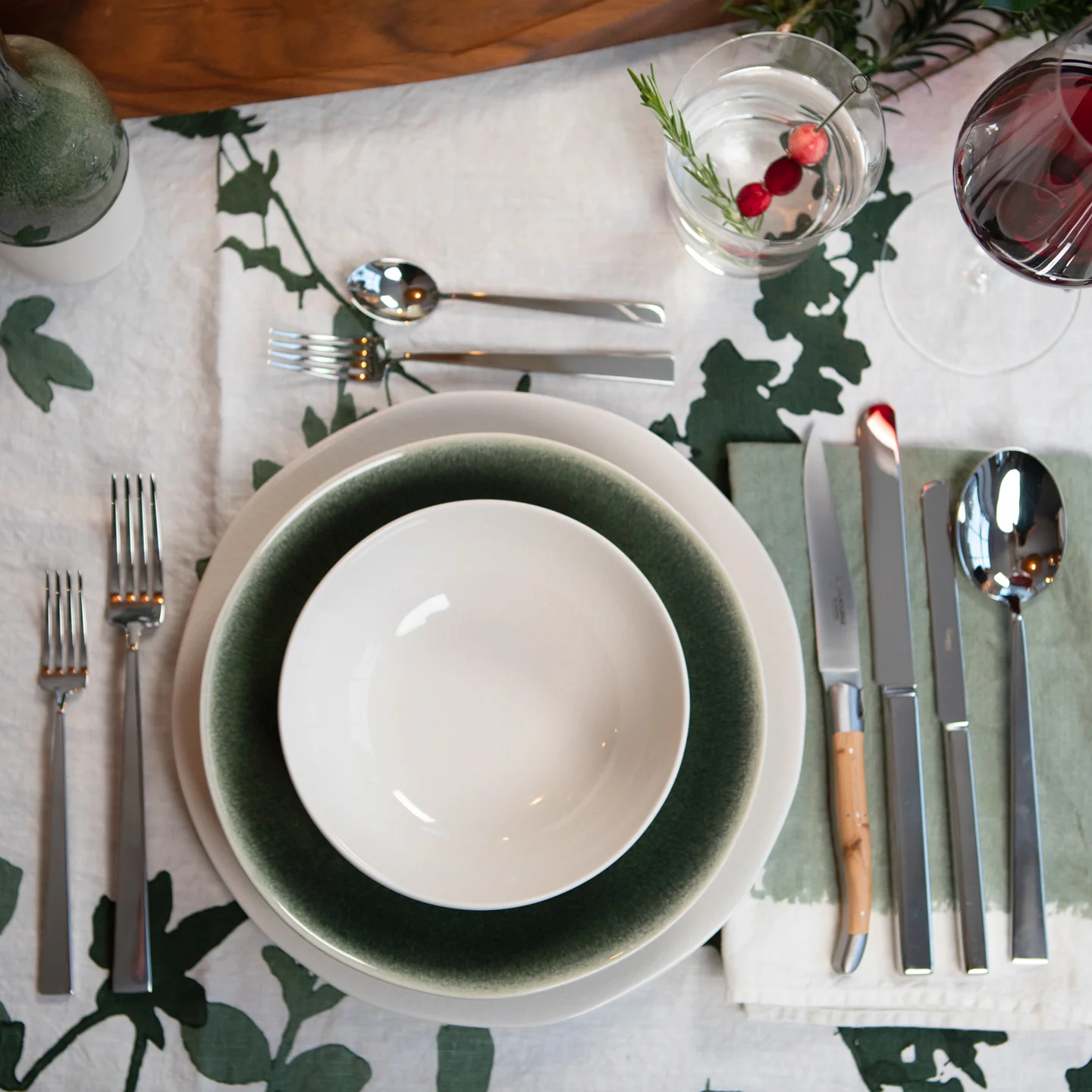 Bertozzi Linen Tablecloth / Giardino - Image 3
