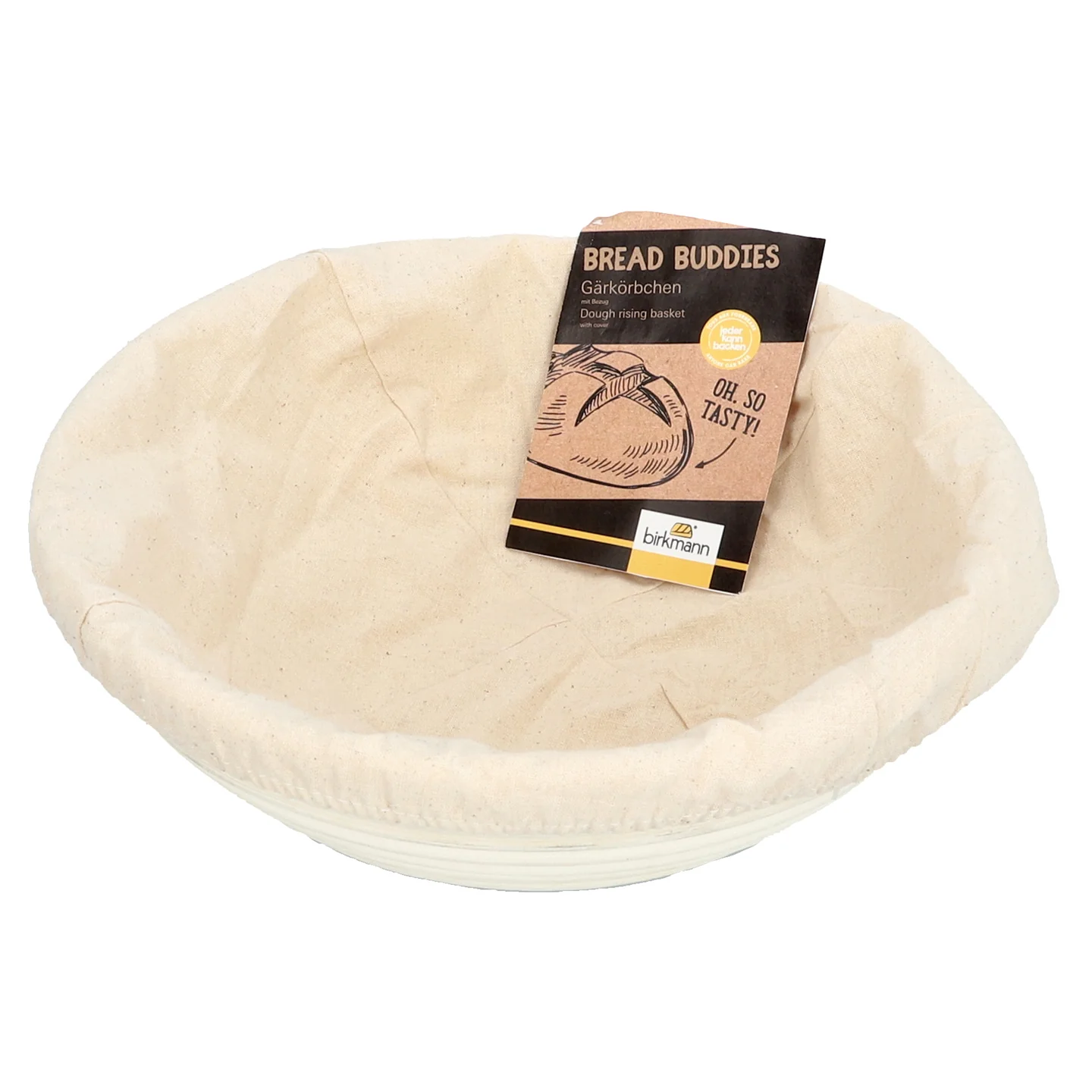Birkmann Bread Buddies Round Proofing Basket with Liner - Image 3