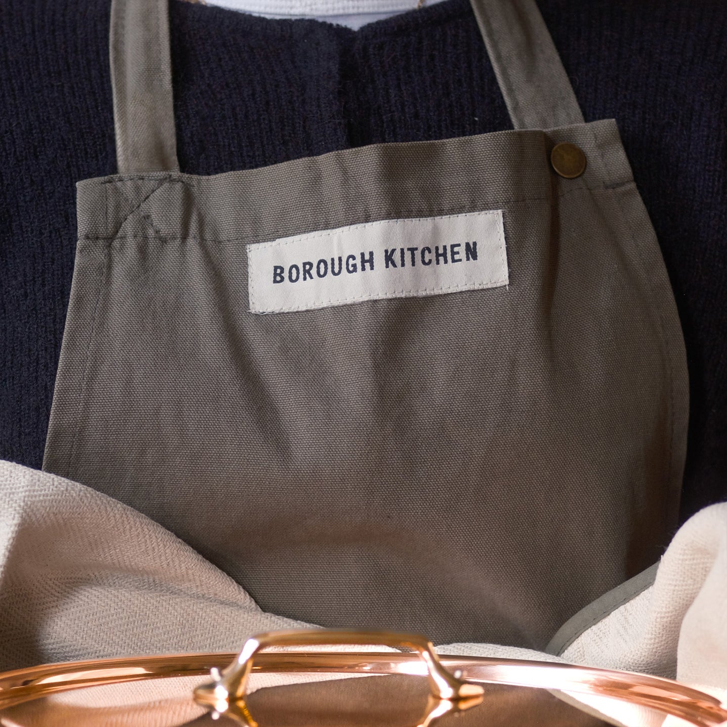 Borough Kitchen Chef's Apron / Green - Image 2