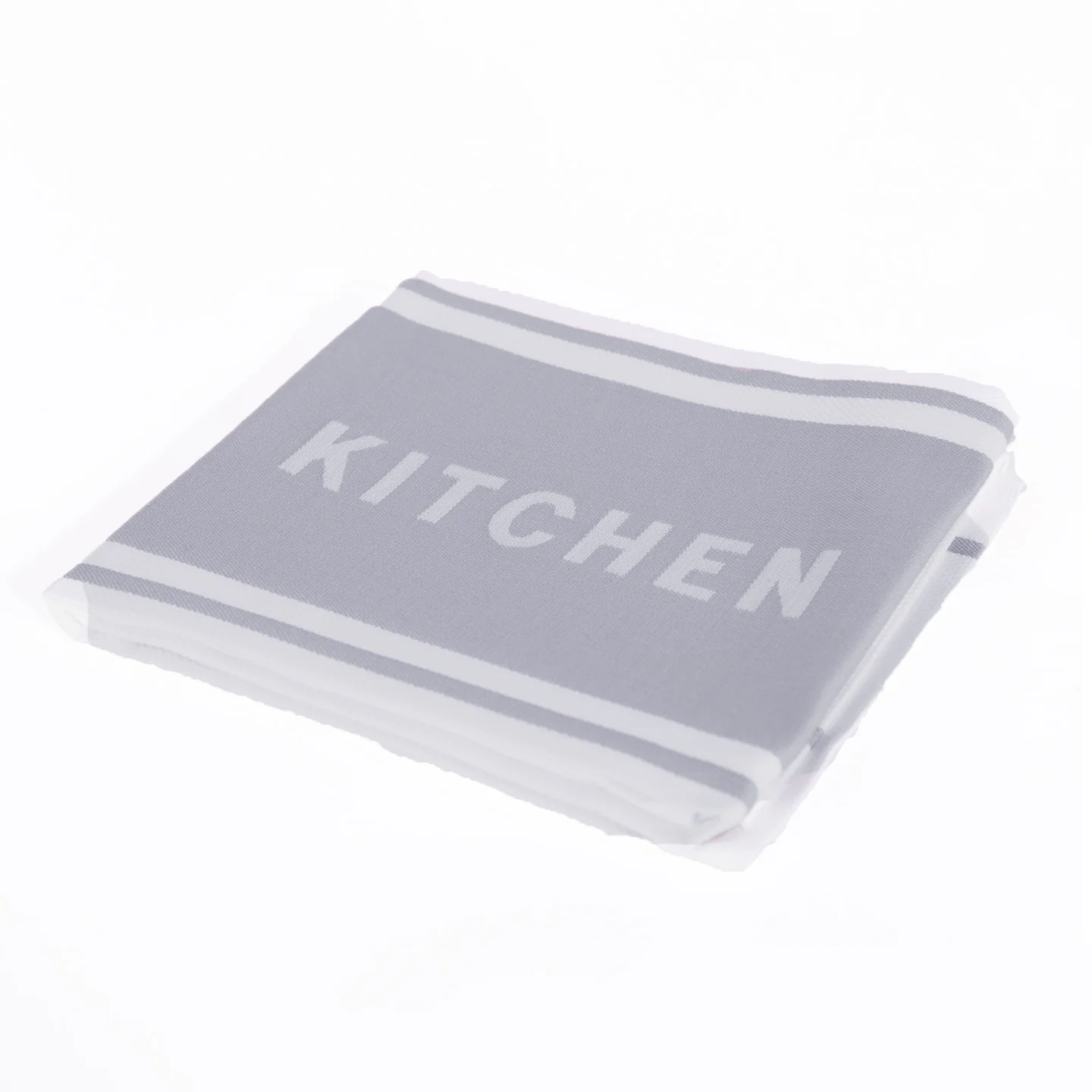 Borough Kitchen French Jacquard Tea Towel / Grey - Image 3