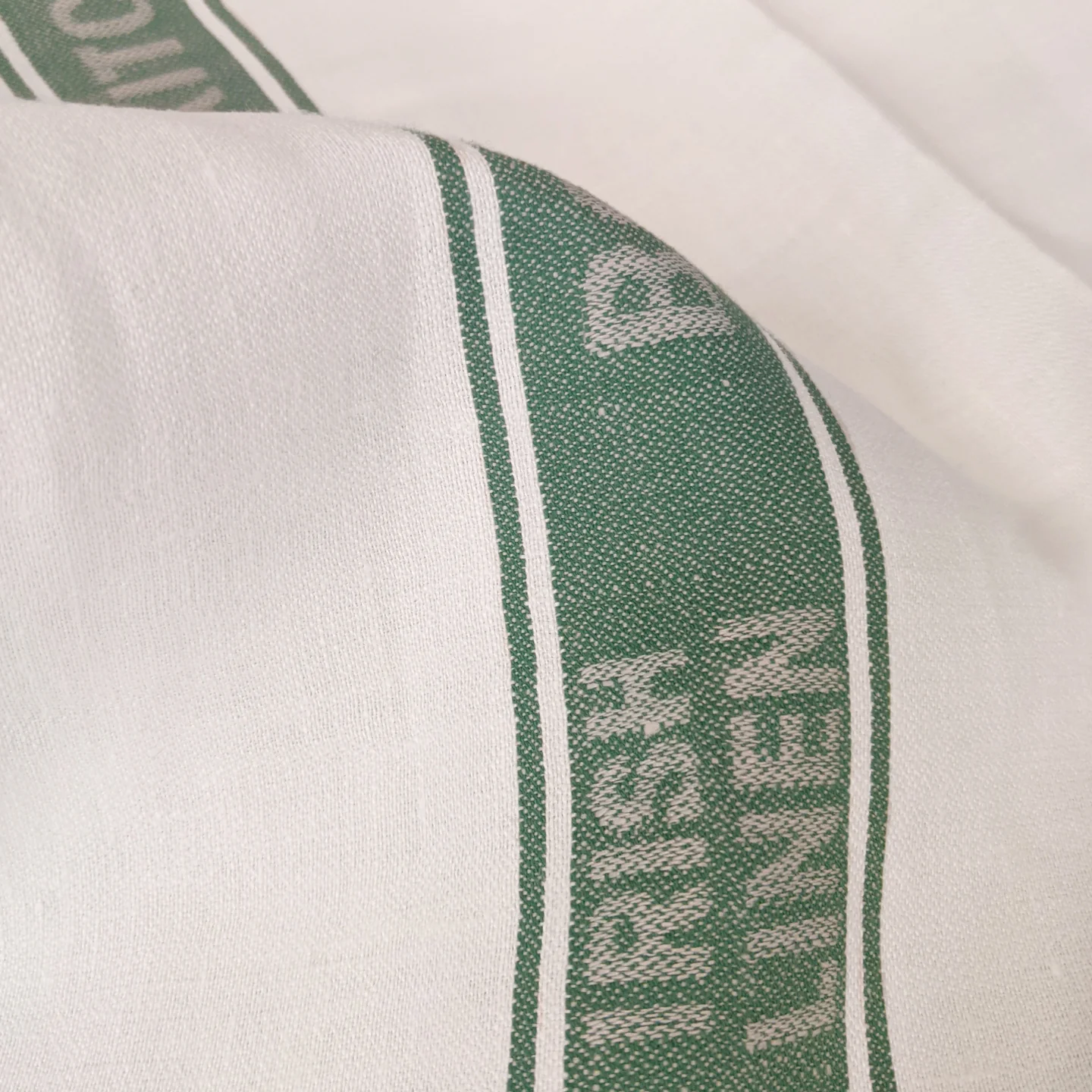 Borough Kitchen Irish Linen Tea Towel / Pack of 3 / Green - Image 3