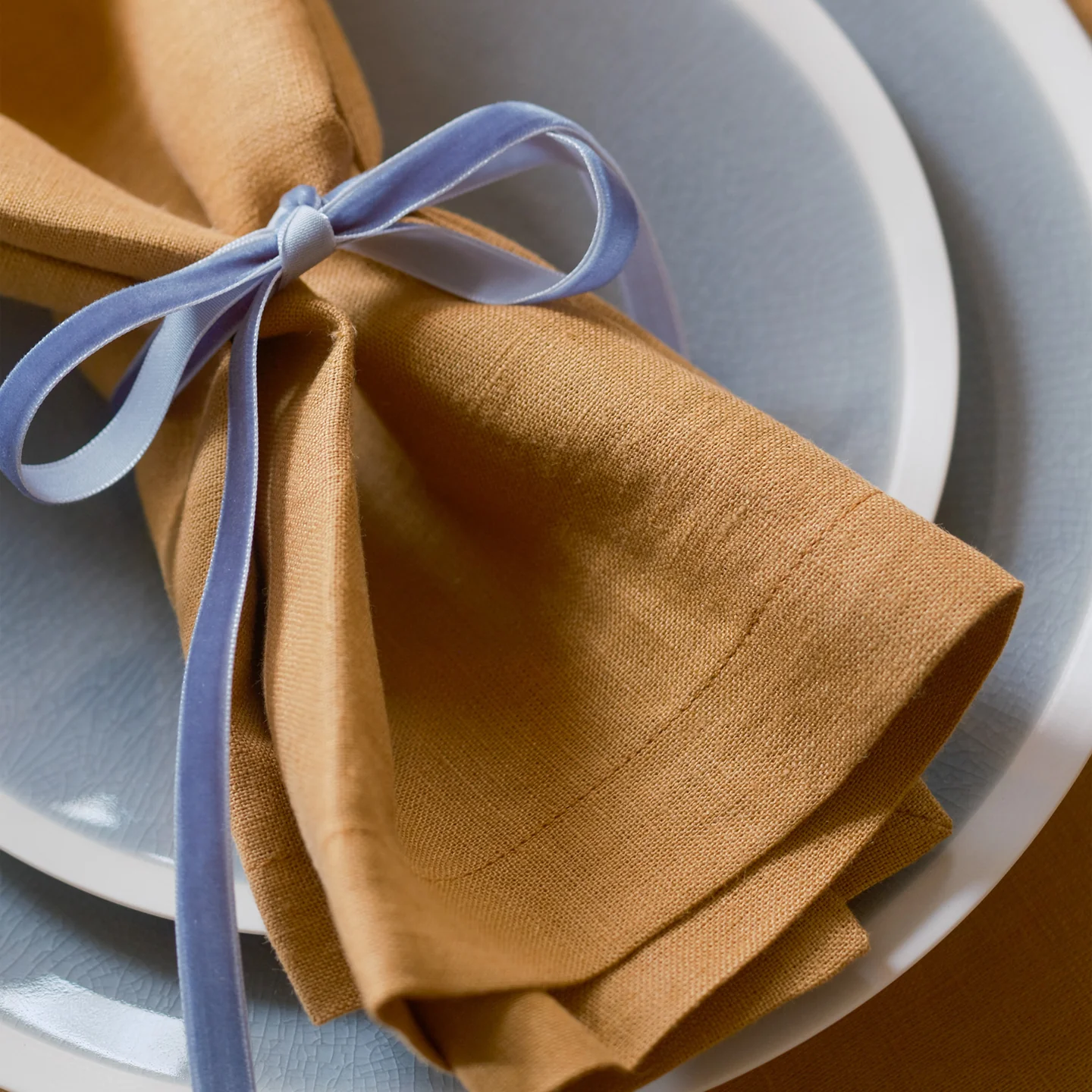Borough Kitchen Linen Napkins / Set of 4 / 47x47cm / Maple * - Image 2
