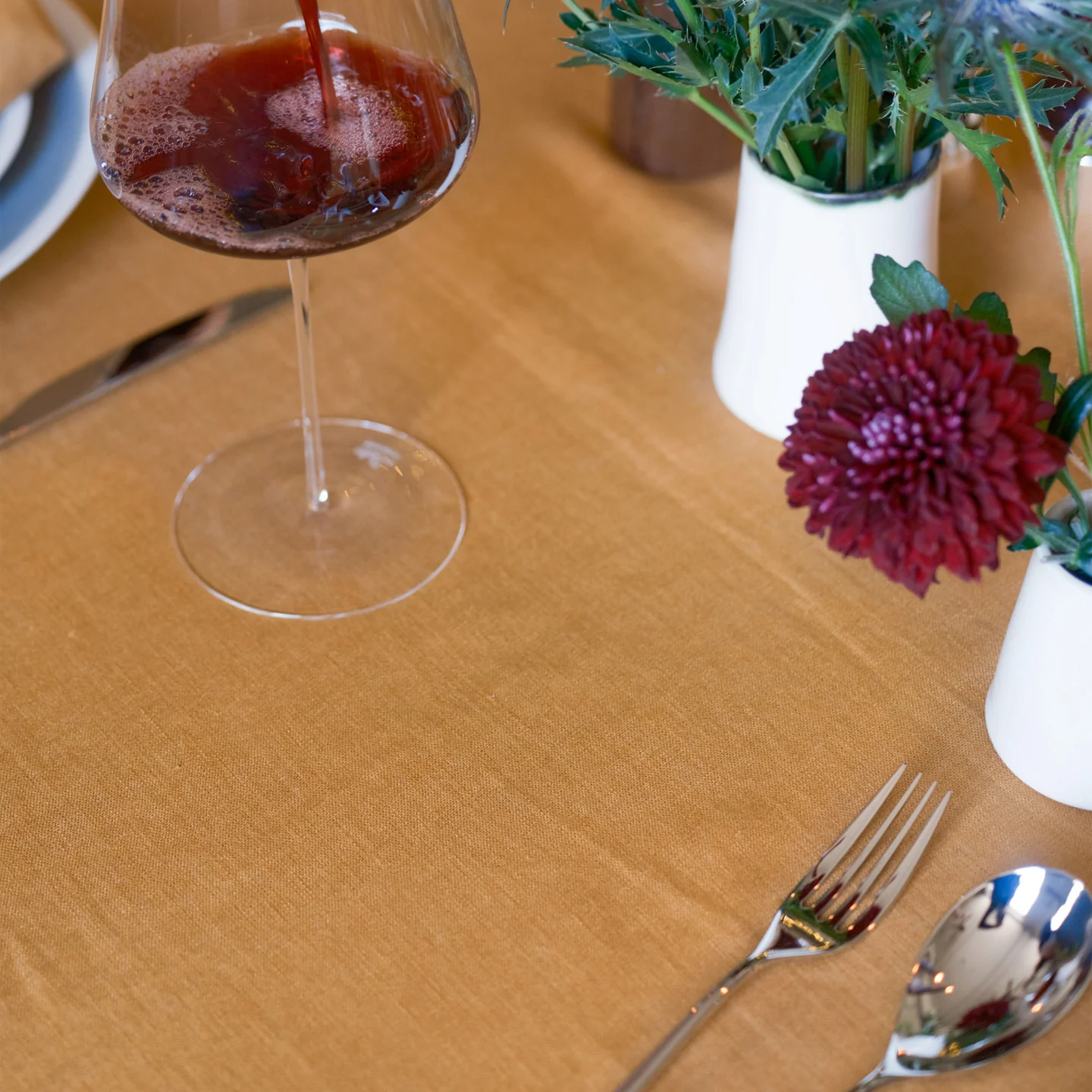 Borough Kitchen Linen Tablecloth / Maple - Image 2