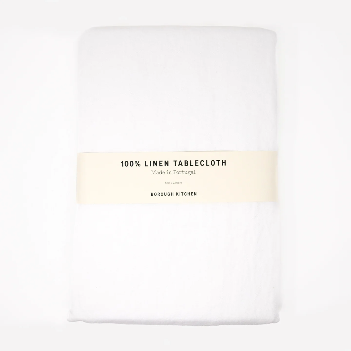 Borough Kitchen Linen Tablecloth / White - Image 3