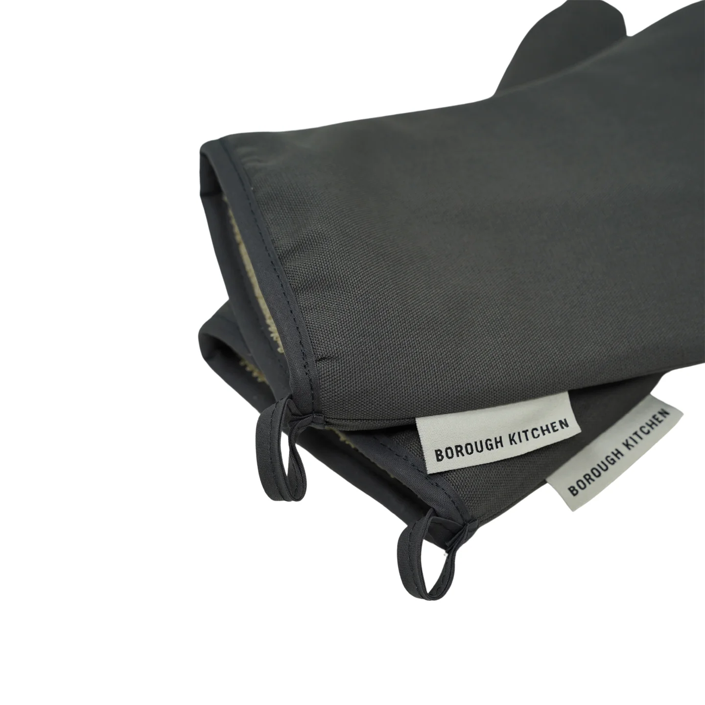 Borough Kitchen Oven Mitts / Pack of 2 / Grey - Image 3