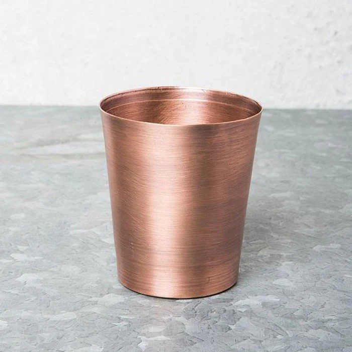 Brushed Copper Water Cup - Image 3
