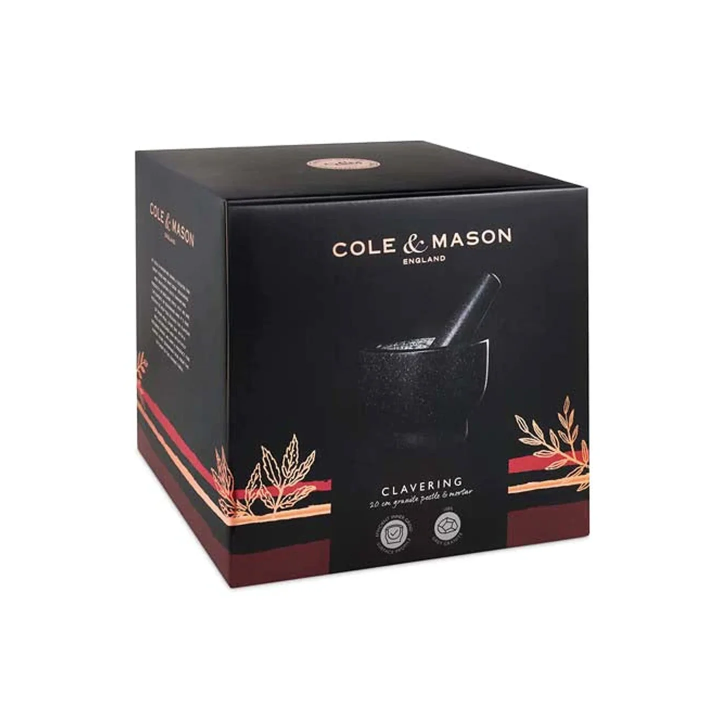 Cole & Mason Clavering Granite Pestle & Mortar - Image 3