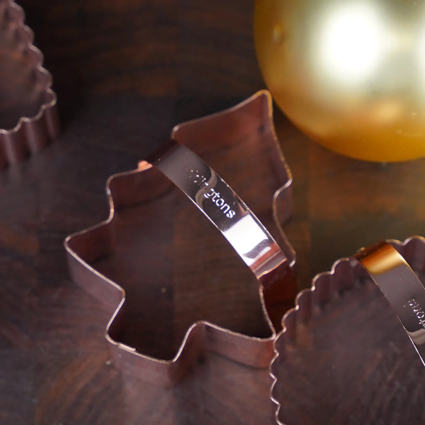 Copper Cookie Cutter / Christmas Tree - Image 2