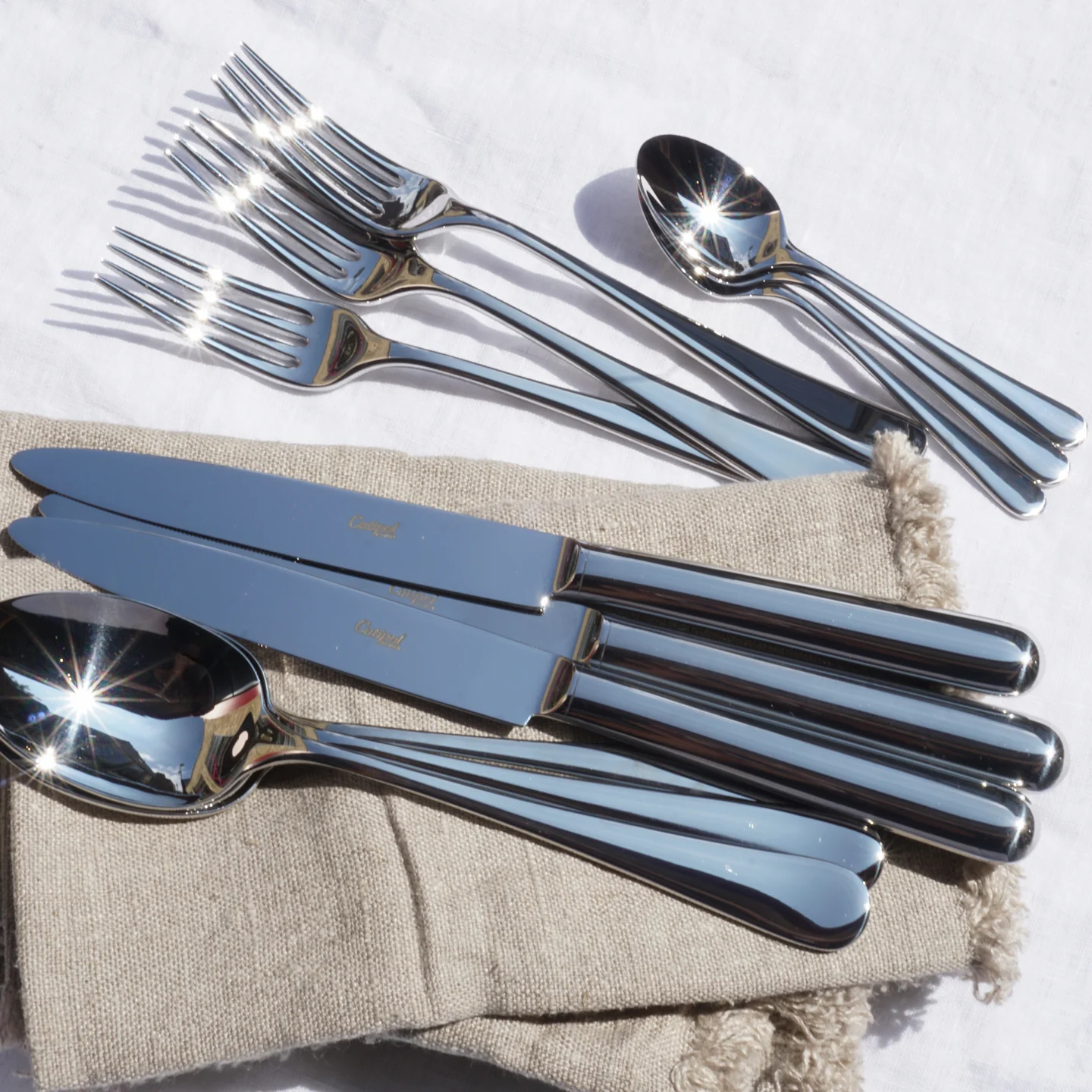 Cutipol Atlantico 75 Piece Cutlery Set / Polished - Image 3