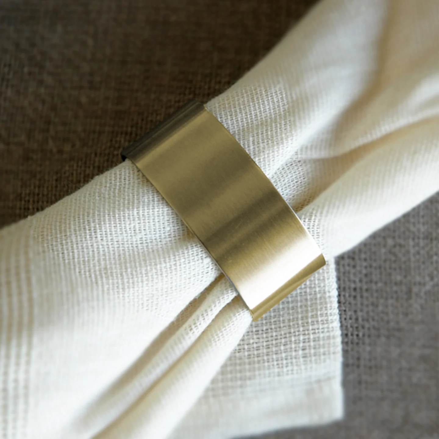 Cutipol Napkin Ring / Brushed Gold - Image 2