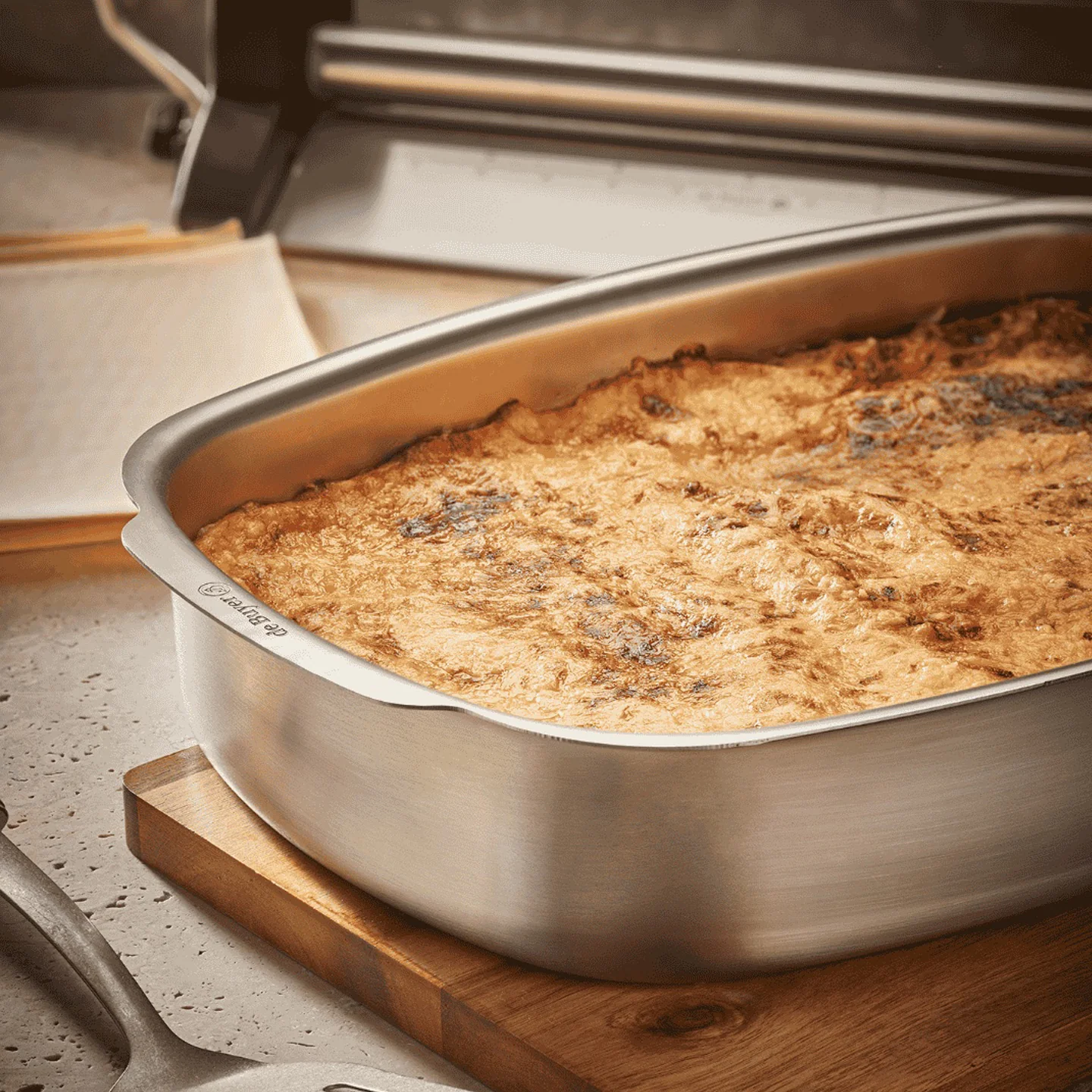 De Buyer Stainless Steel Roasting Pan - Image 7