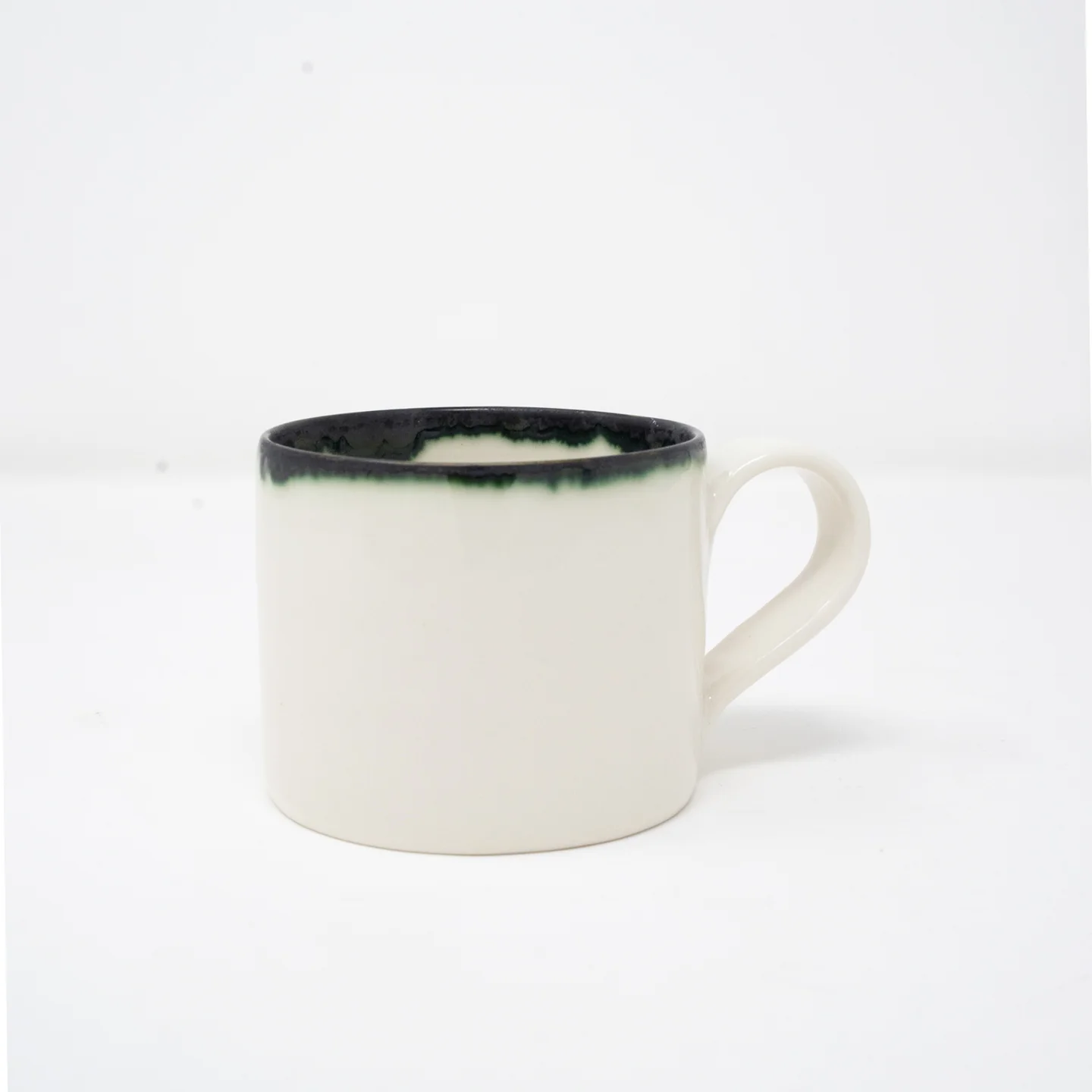 Mihaly & Edit Mug / Medium / Green Rim - Image 2