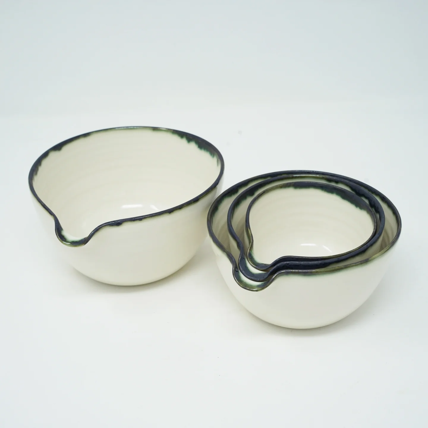 Mihaly & Edit Nesting Bowl Set / Set of 4 / Green - Image 4