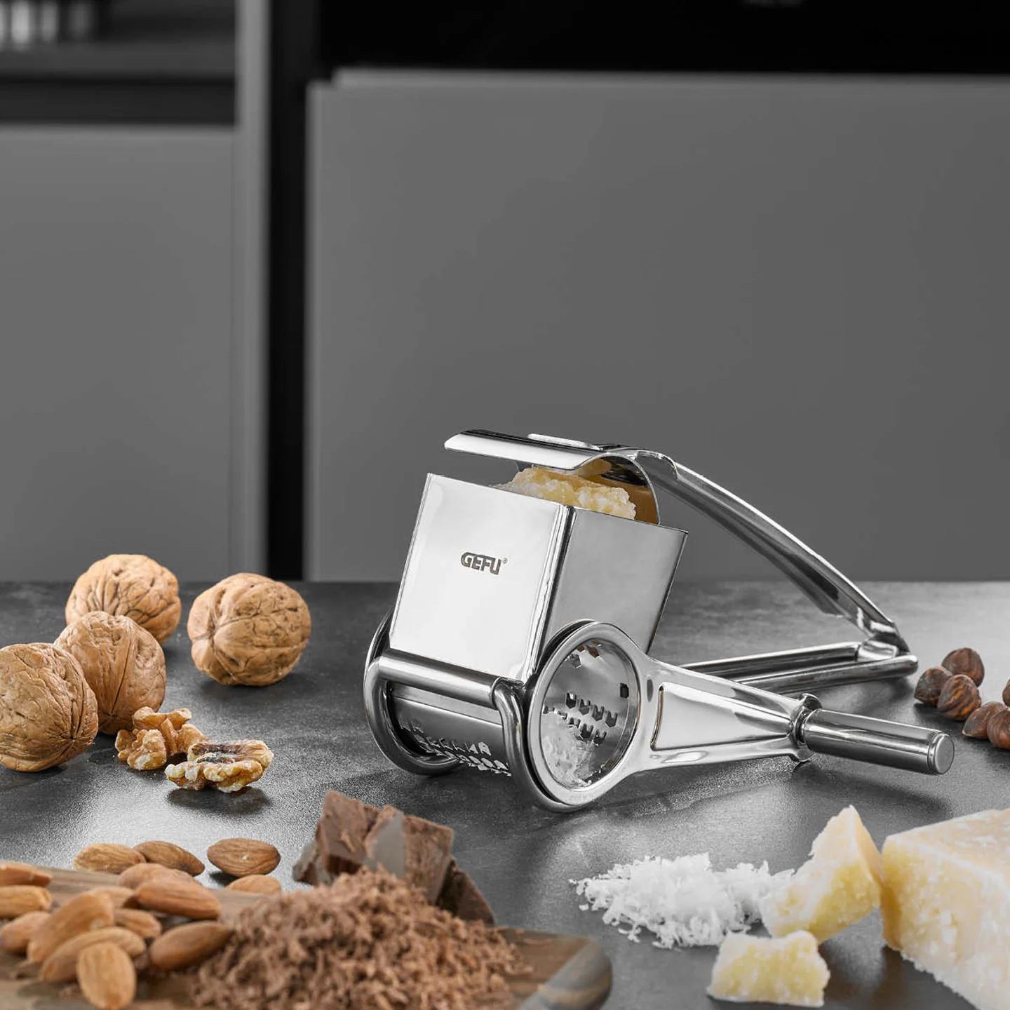 Gefu Stainless Steel Rotary Grater - Image 3