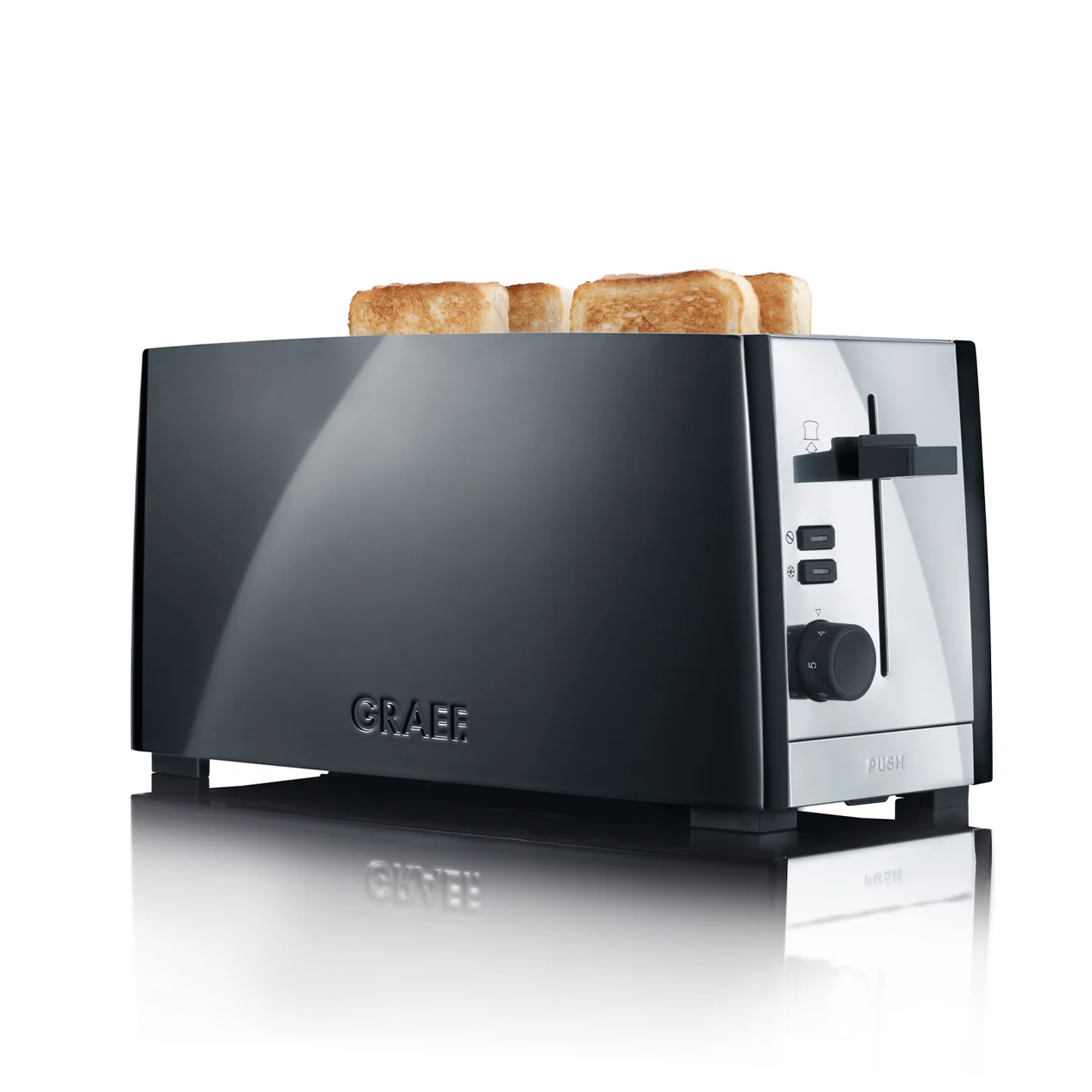 Graef 4-Slice Toaster / Black