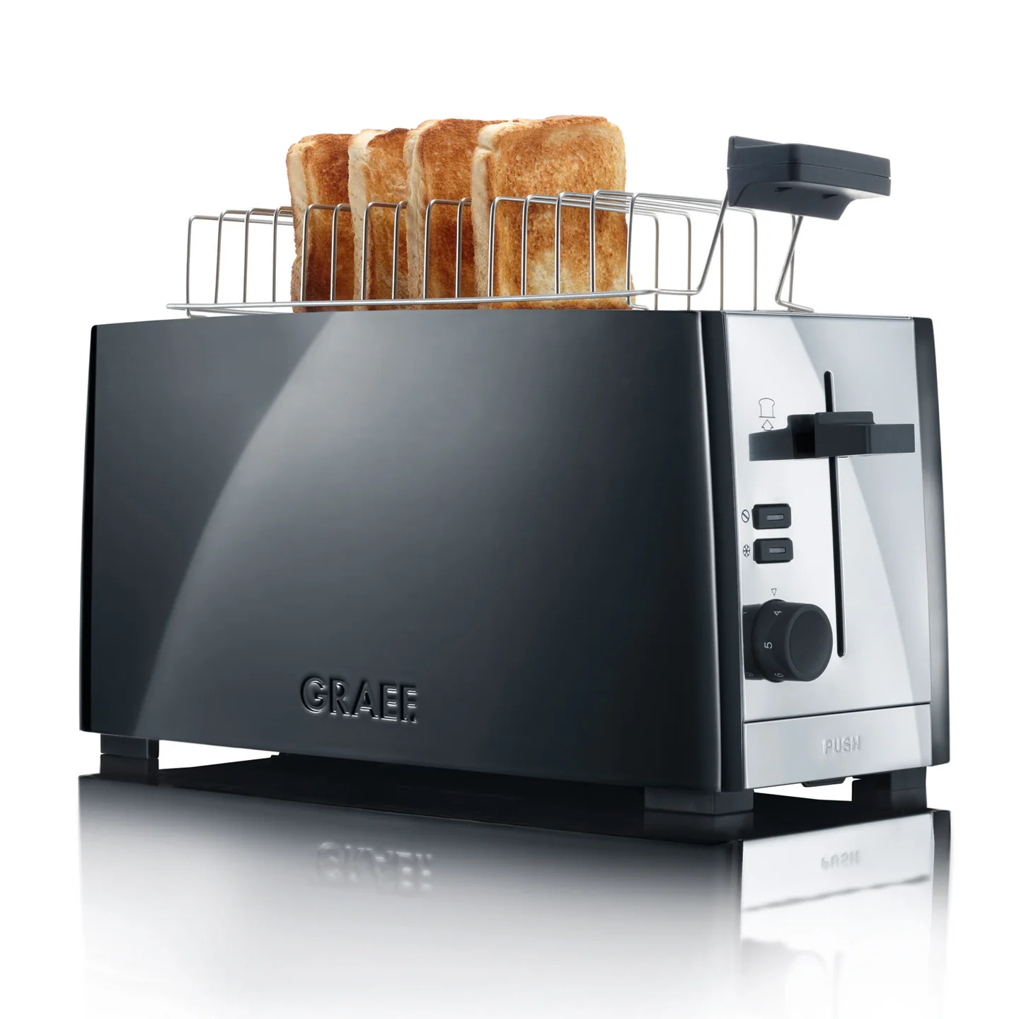 Graef 4-Slice Toaster / Black - Image 4