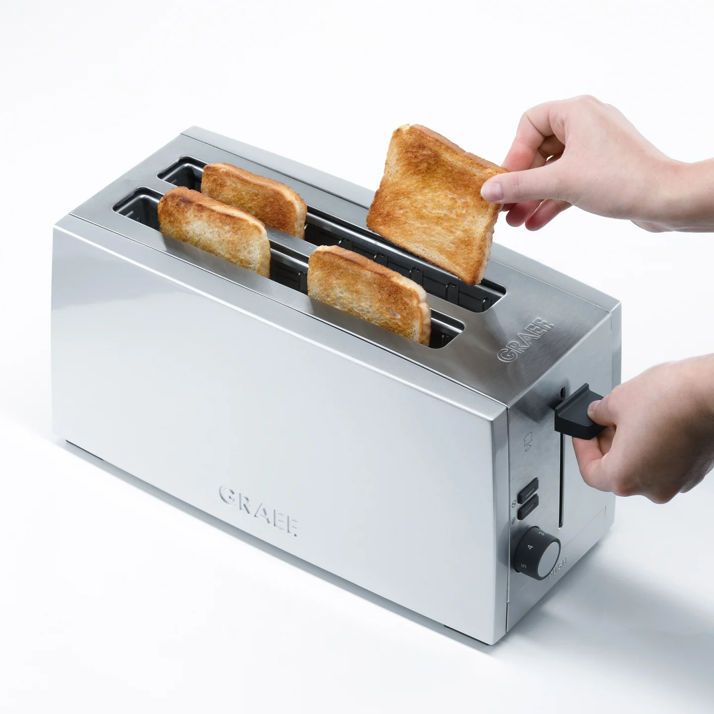 Graef 4-Slice Toaster / Stainless Steel - Image 2