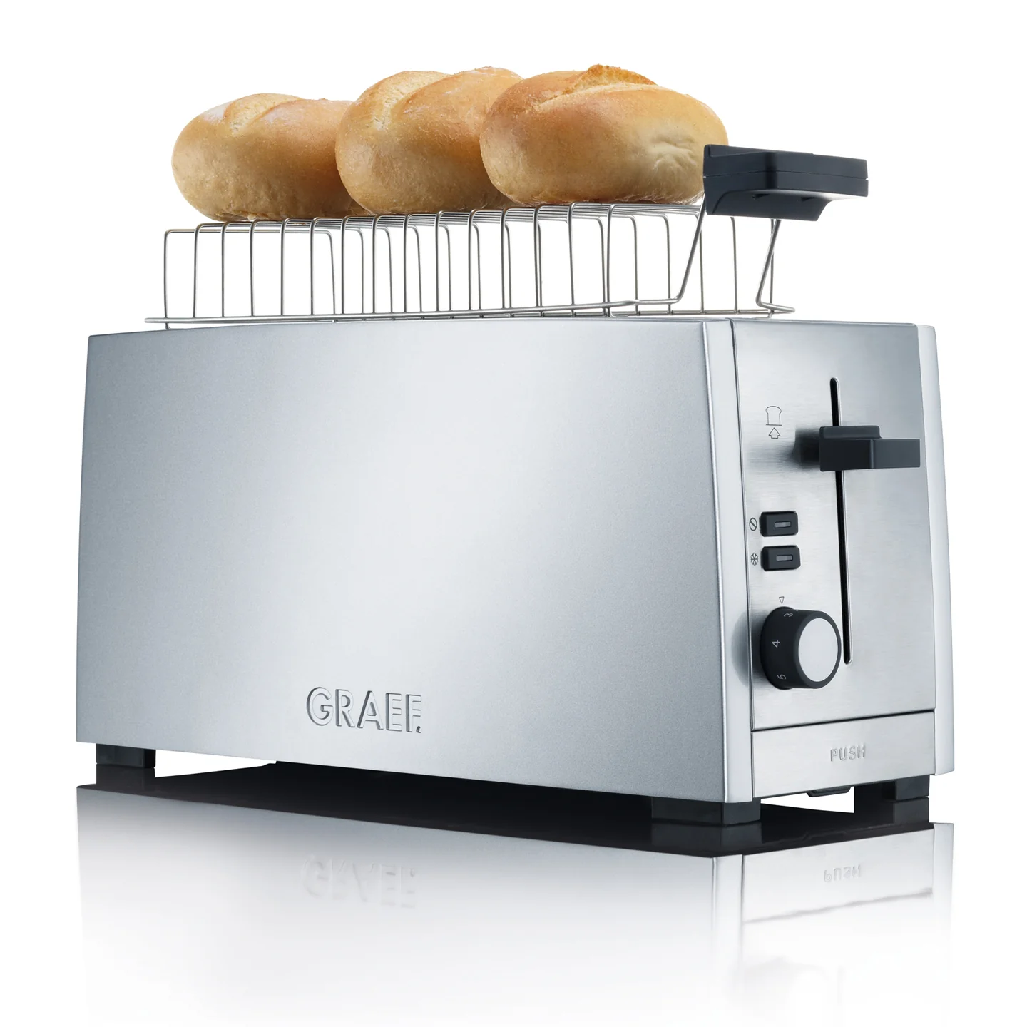 Graef 4-Slice Toaster / Stainless Steel - Image 4