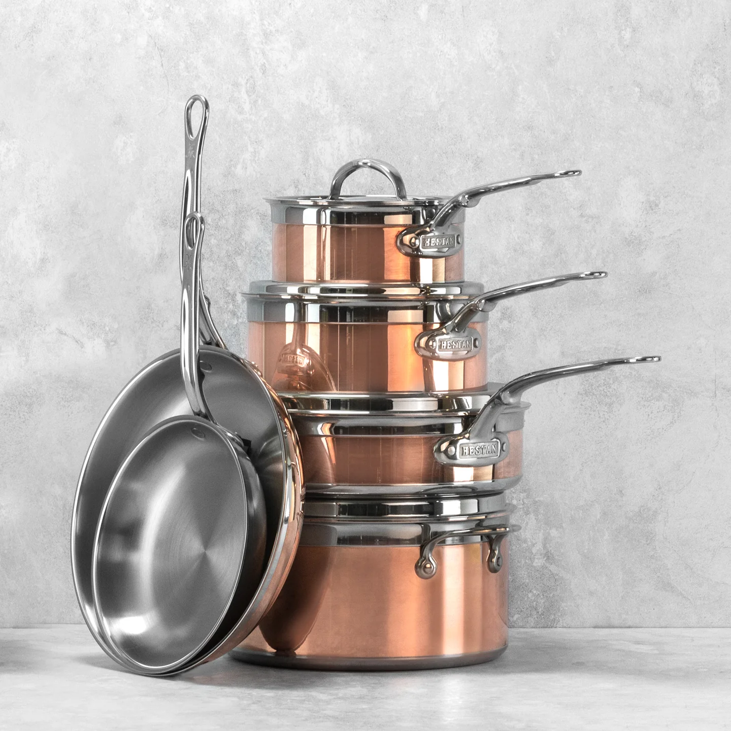 Hestan CopperBond Induction Copper 6 Piece Cookware Set - Image 4