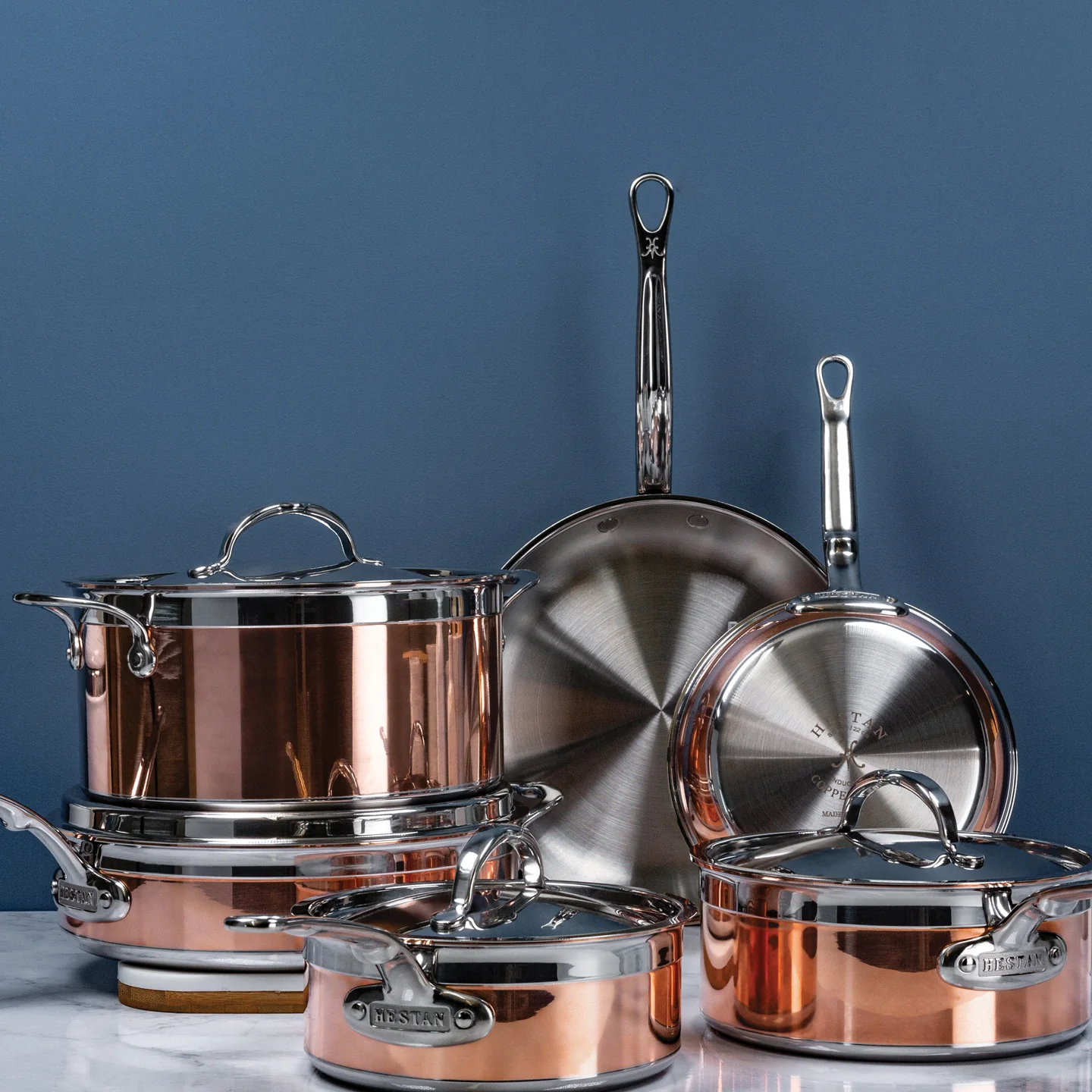 Hestan CopperBond Induction Copper 6 Piece Cookware Set - Image 5