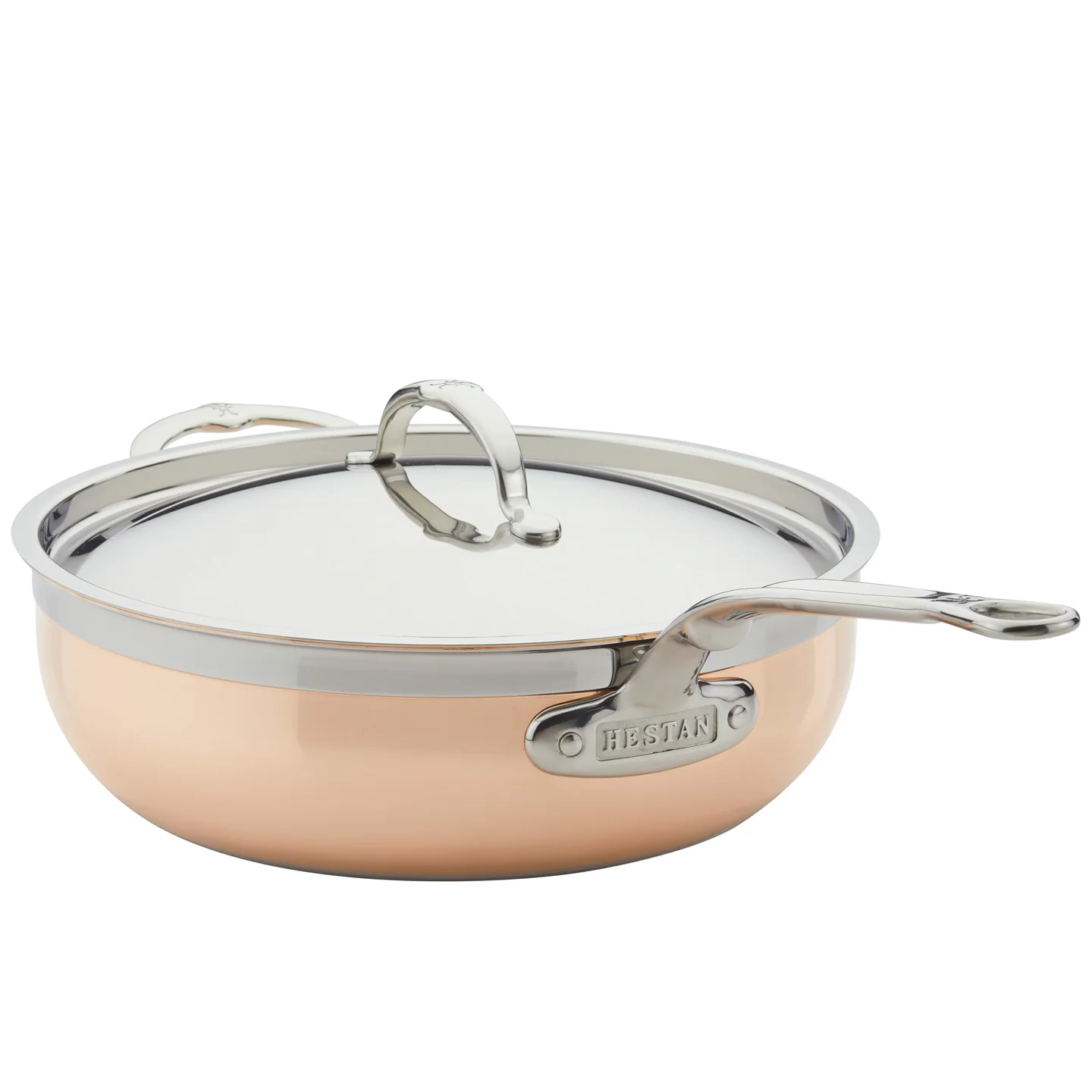 Hestan CopperBond Induction Copper Essential Pan with Lid - Image 7