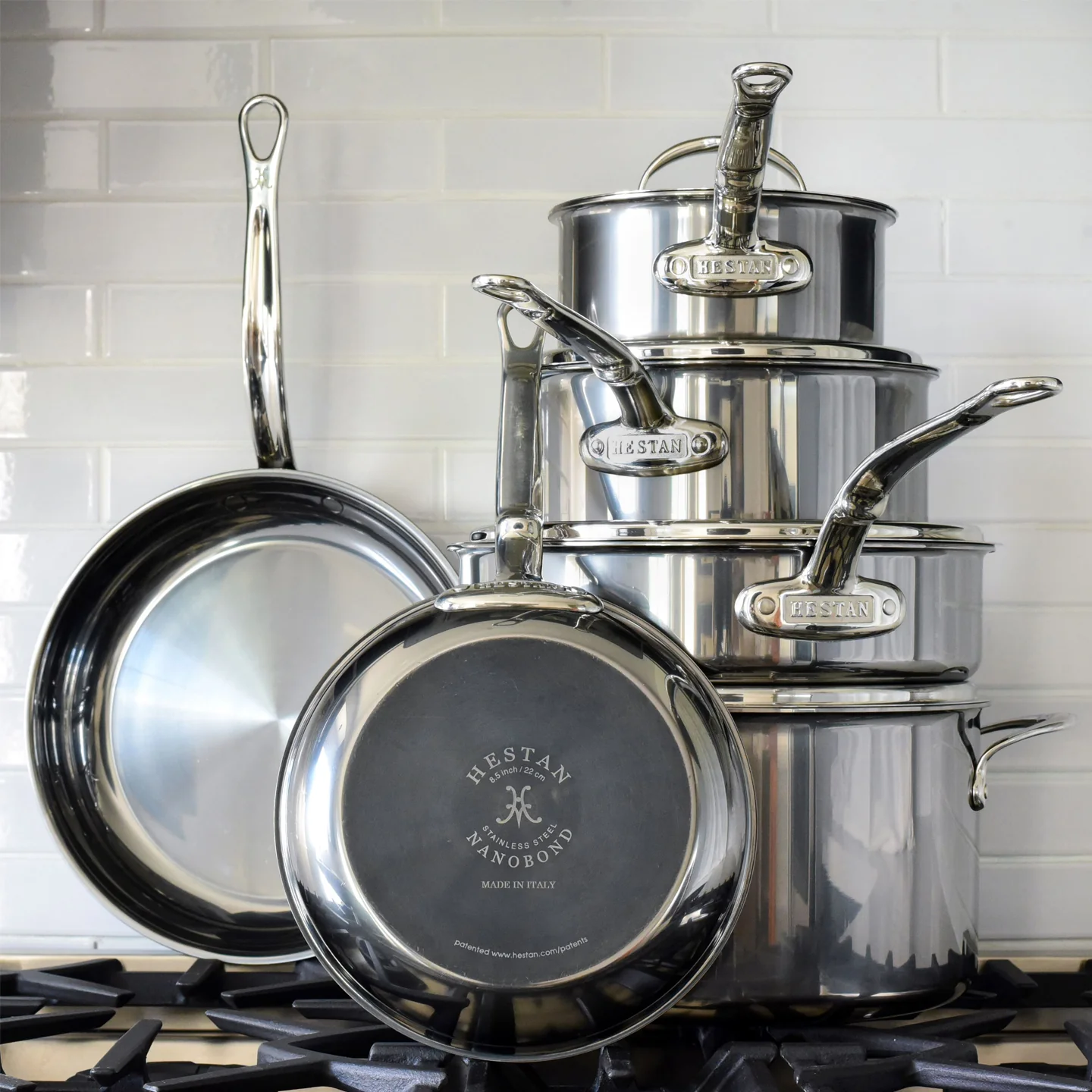 Hestan NanoBond Titanium 6 Piece Cookware Set - Image 4