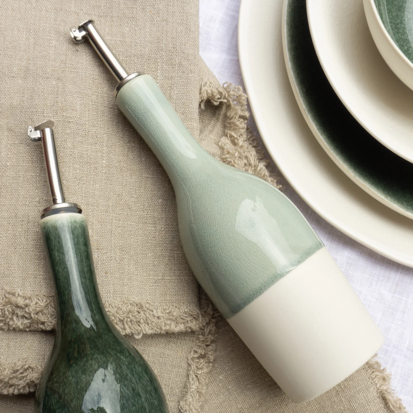 Jars Tourron Olive Oil Bottle / 400ml / Cachemire - Image 3