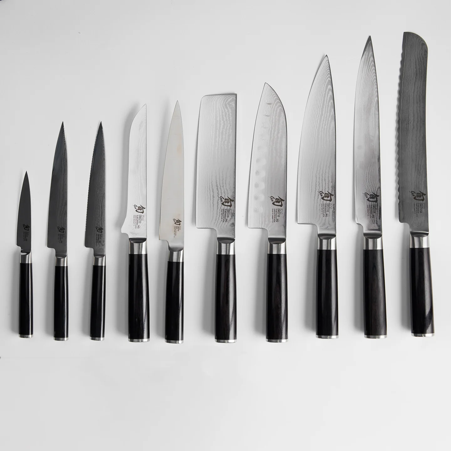 Kai Shun Classic 10 Knife, Whetstone and Block Set / Oak Block - Image 3