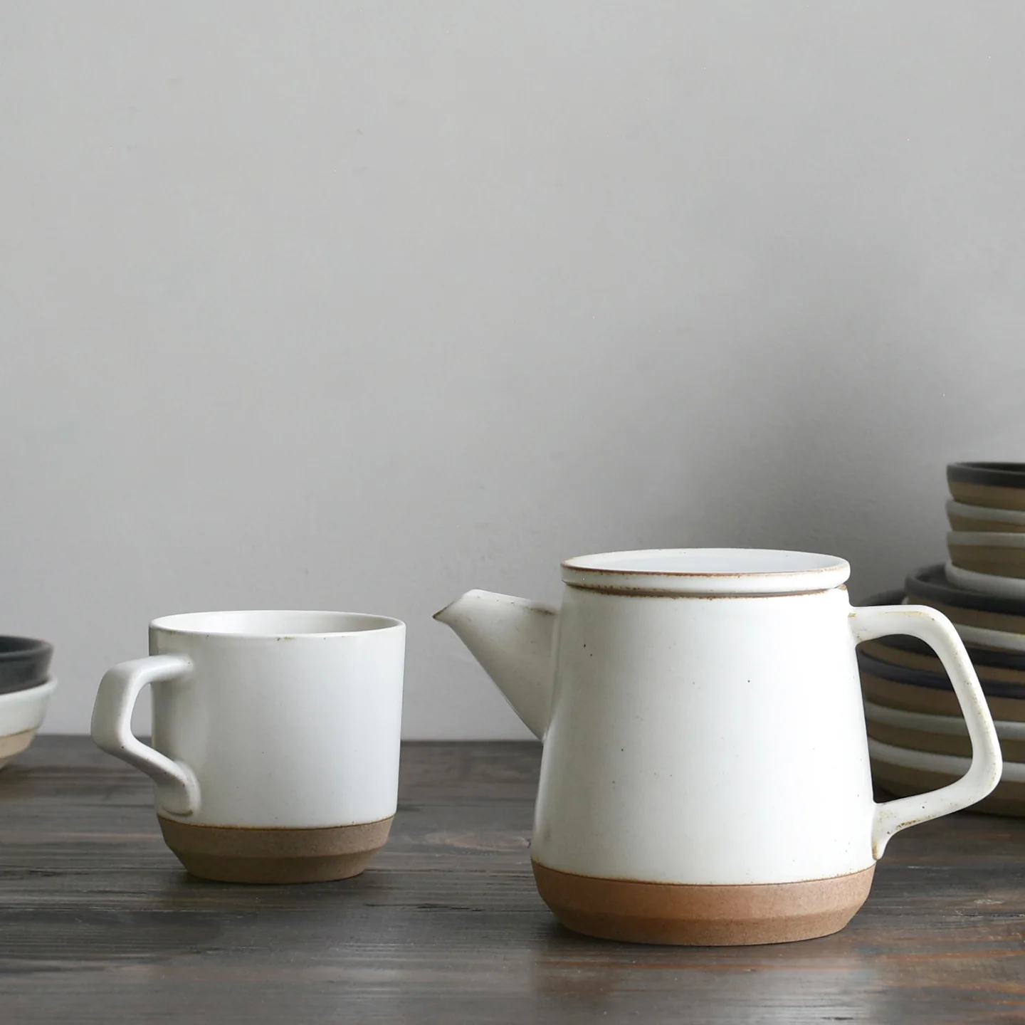 Kinto Ceramic Lab Mug / Small / White - Image 2