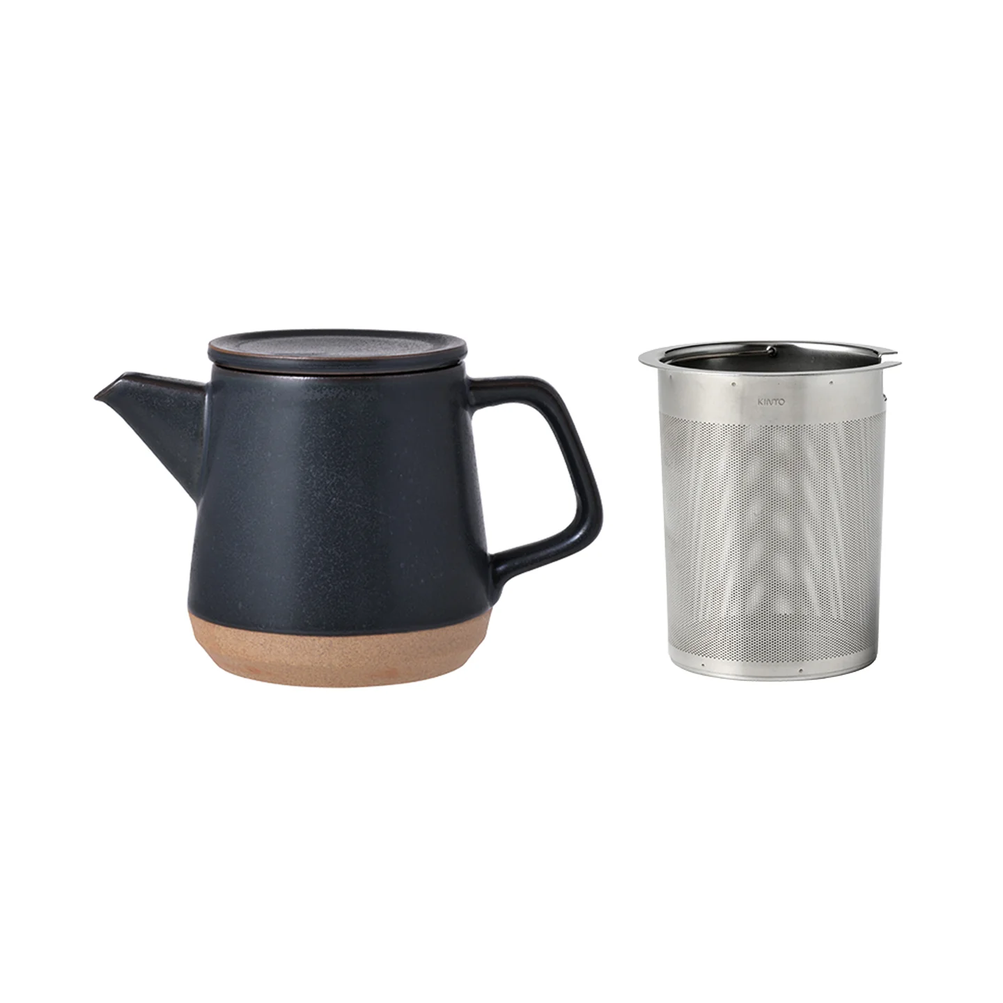 Kinto Ceramic Lab Teapot / 500ml / Black - Image 3