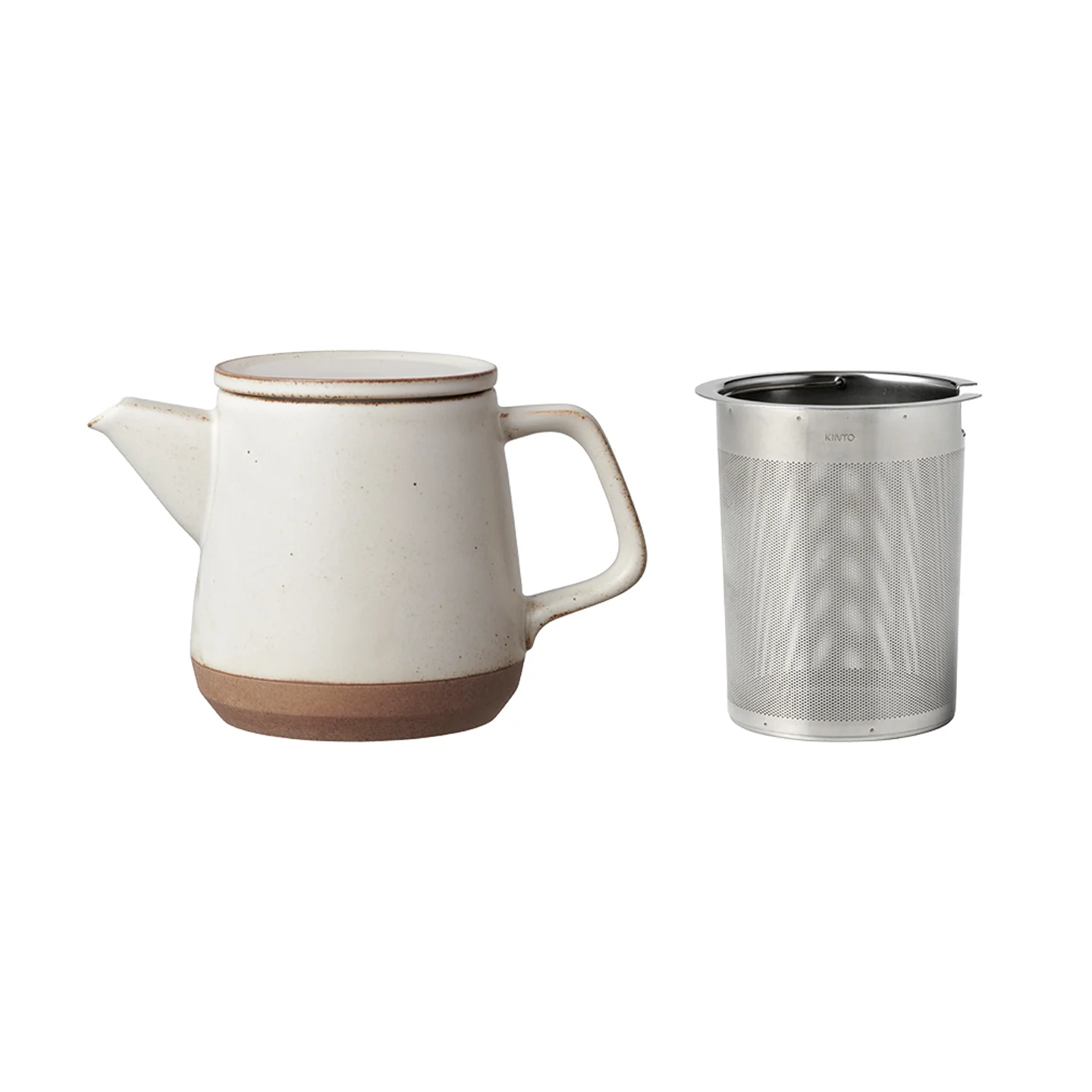 Kinto Ceramic Lab Teapot / 500ml / White - Image 3