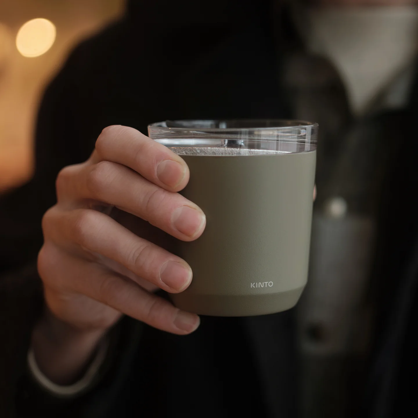 Kinto To Go Tumbler / 240ml / Khaki - Image 2