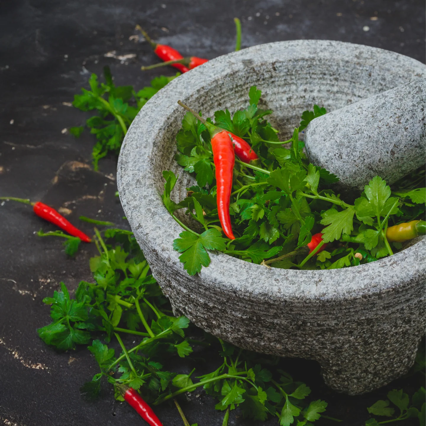 Kitchencraft Granite Pestle & Mortar - Image 5