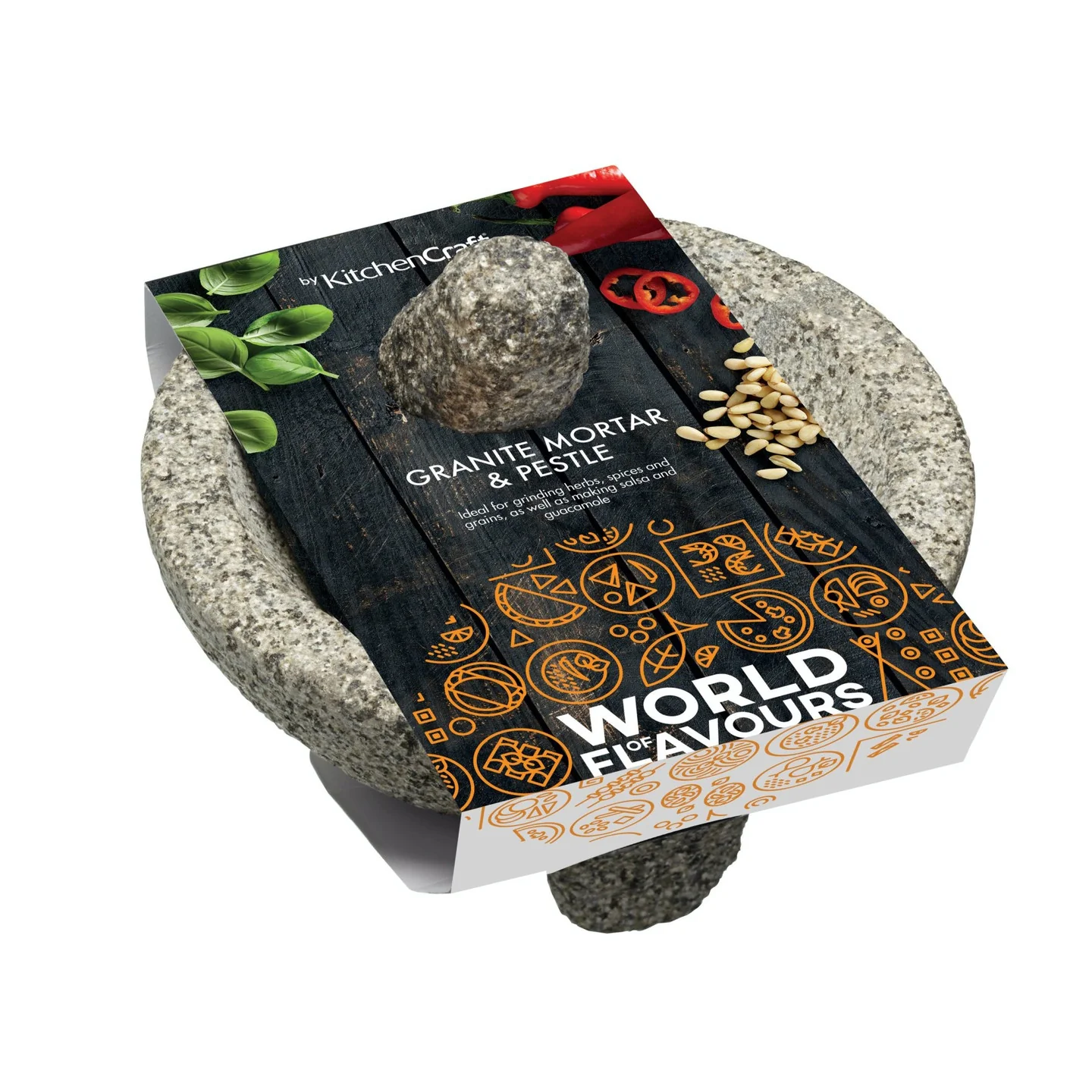 Kitchencraft Granite Pestle & Mortar - Image 6