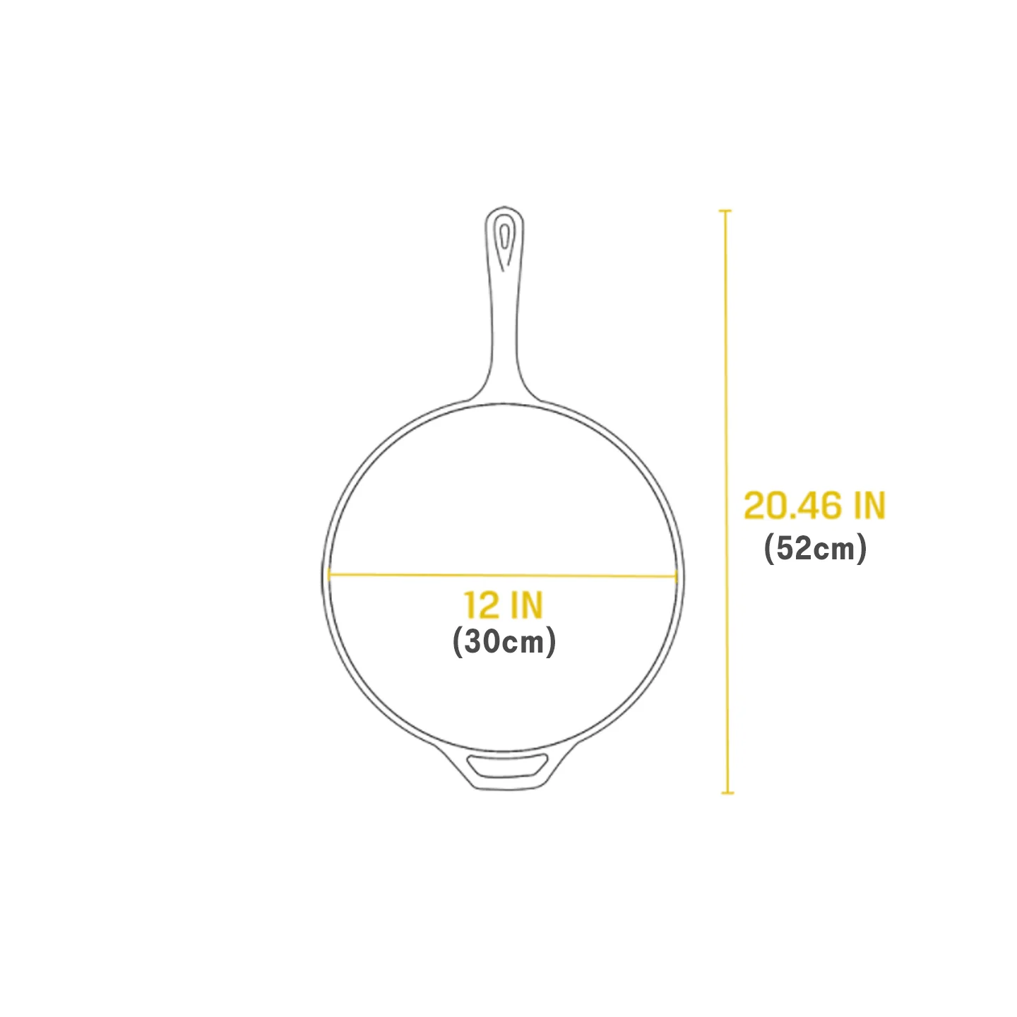 Lodge Chef Collection Chef Style Stir Fry / 30cm /12" - Image 4