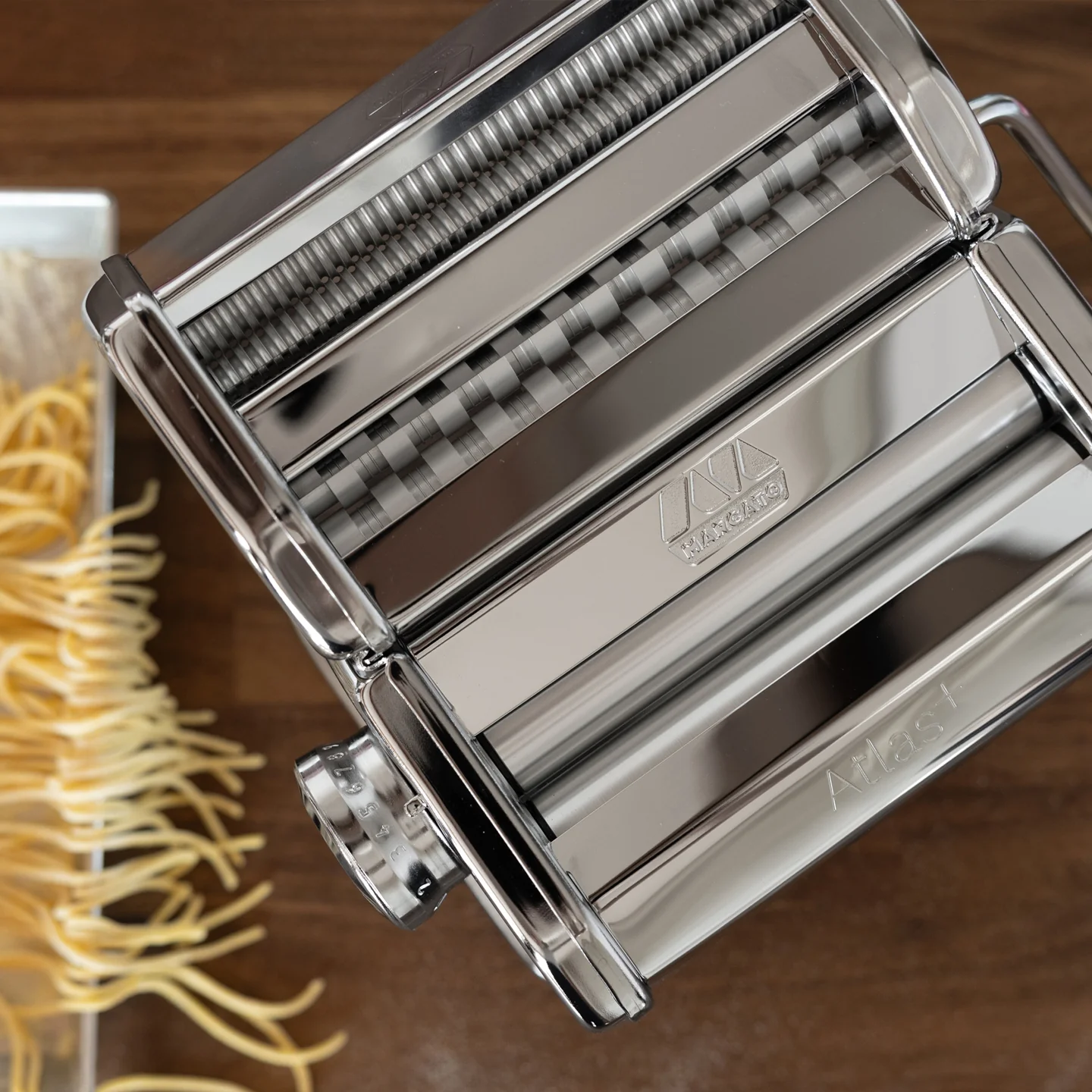 Marcato Atlas 150 Plus Pasta Maker / Chrome - Image 4
