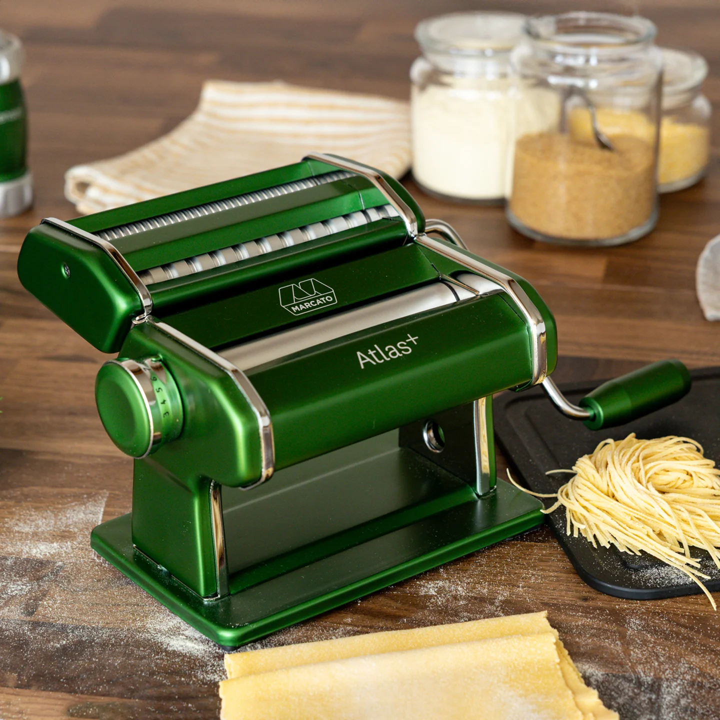 Marcato Atlas 150 Plus Pasta Maker / Green - Image 2