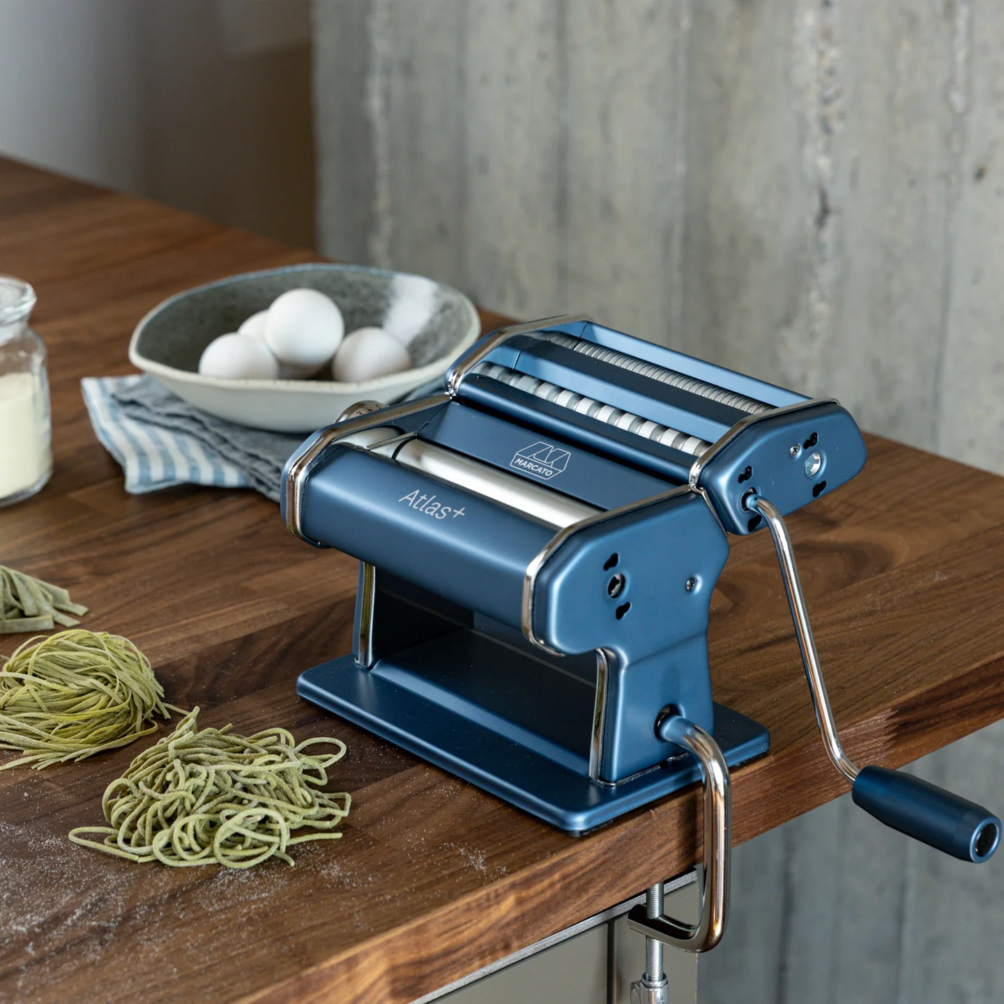 Marcato Atlas 150 Plus Pasta Maker / Powder Blue - Image 2