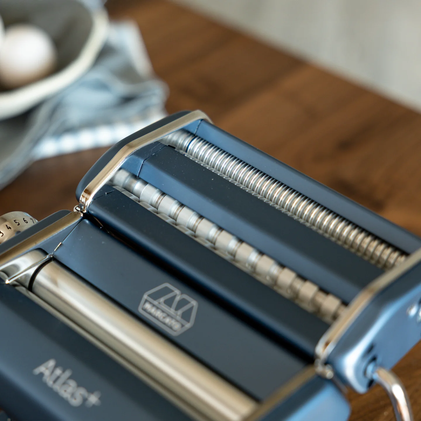 Marcato Atlas 150 Plus Pasta Maker / Powder Blue - Image 3
