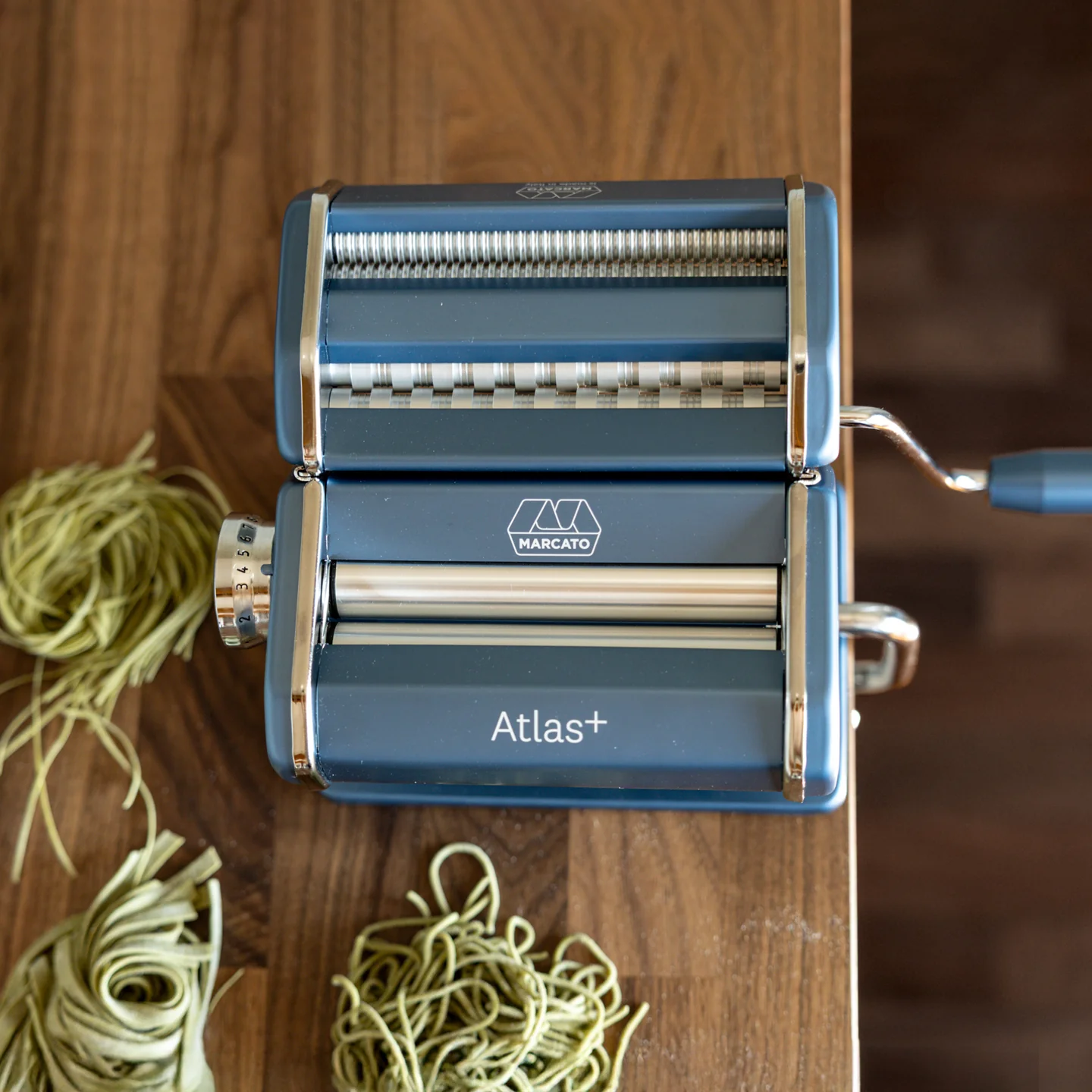 Marcato Atlas 150 Plus Pasta Maker / Powder Blue - Image 4