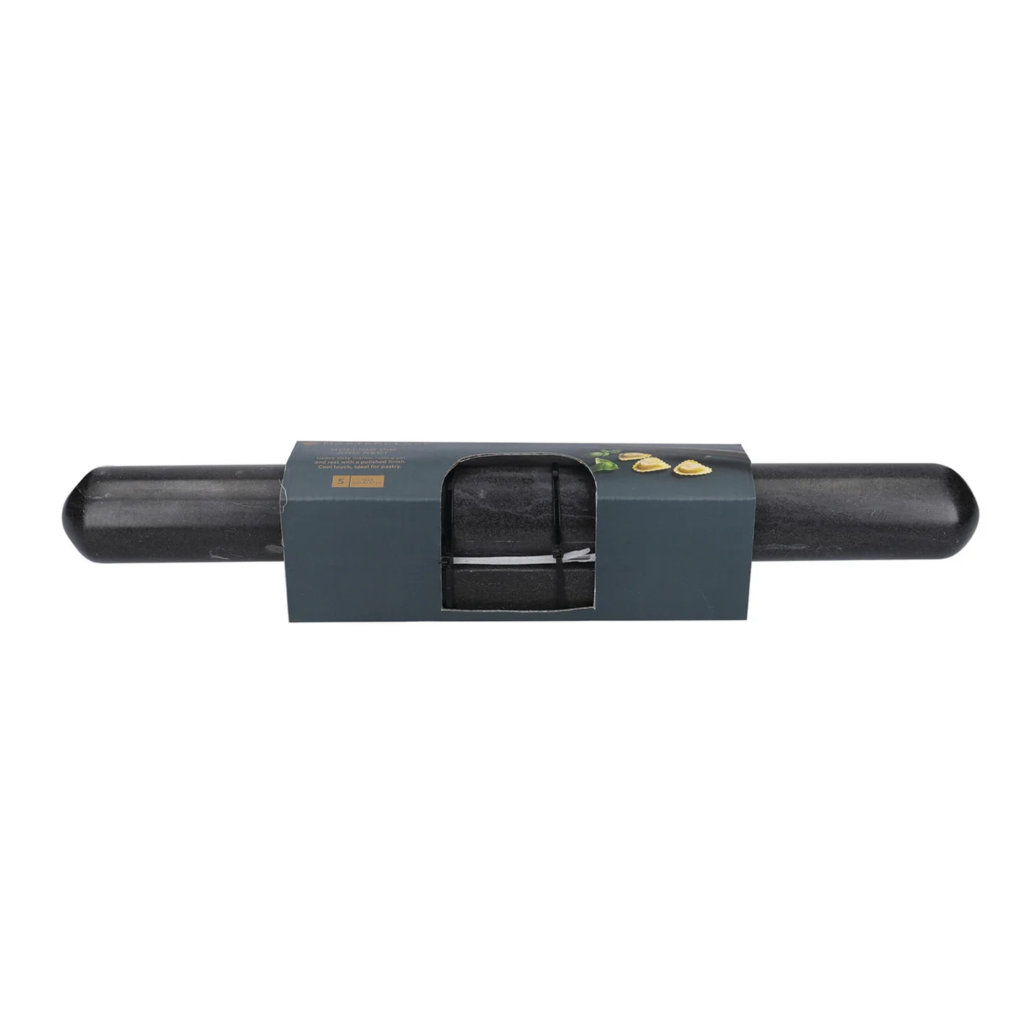 Masterclass Quarry Marble Rolling Pin and Stand - Image 3