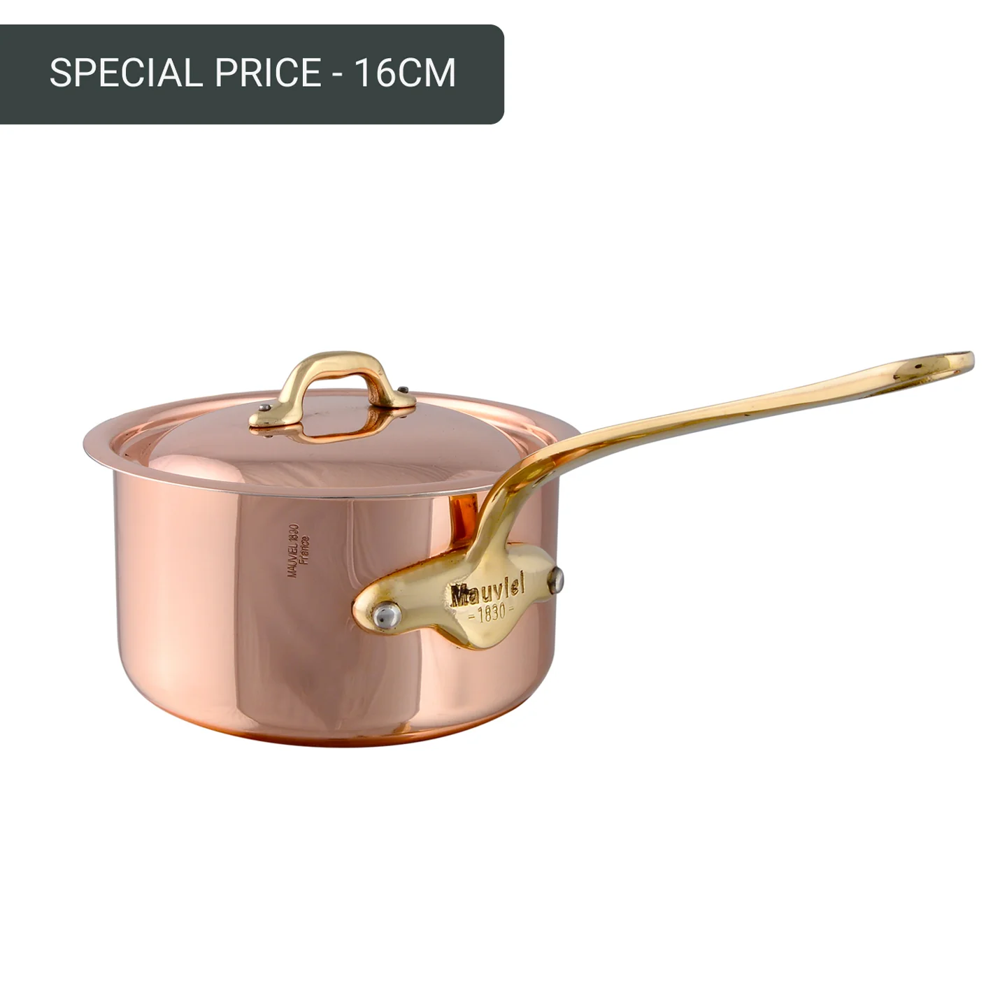 Mauviel M'150B Saucepan with Lid - Image 3
