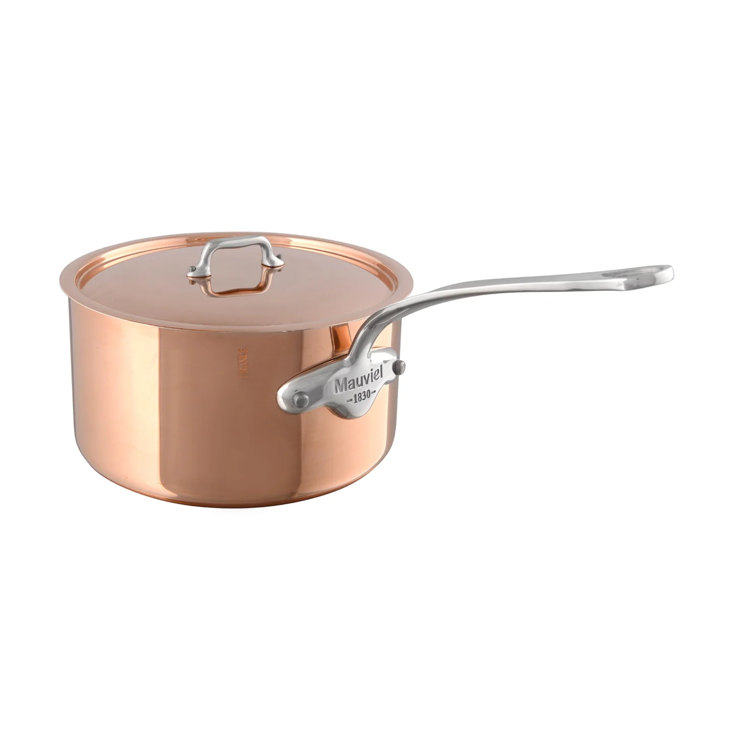 Mauviel M'150S 10 Piece Cookware Set with Copper Lids - Image 3